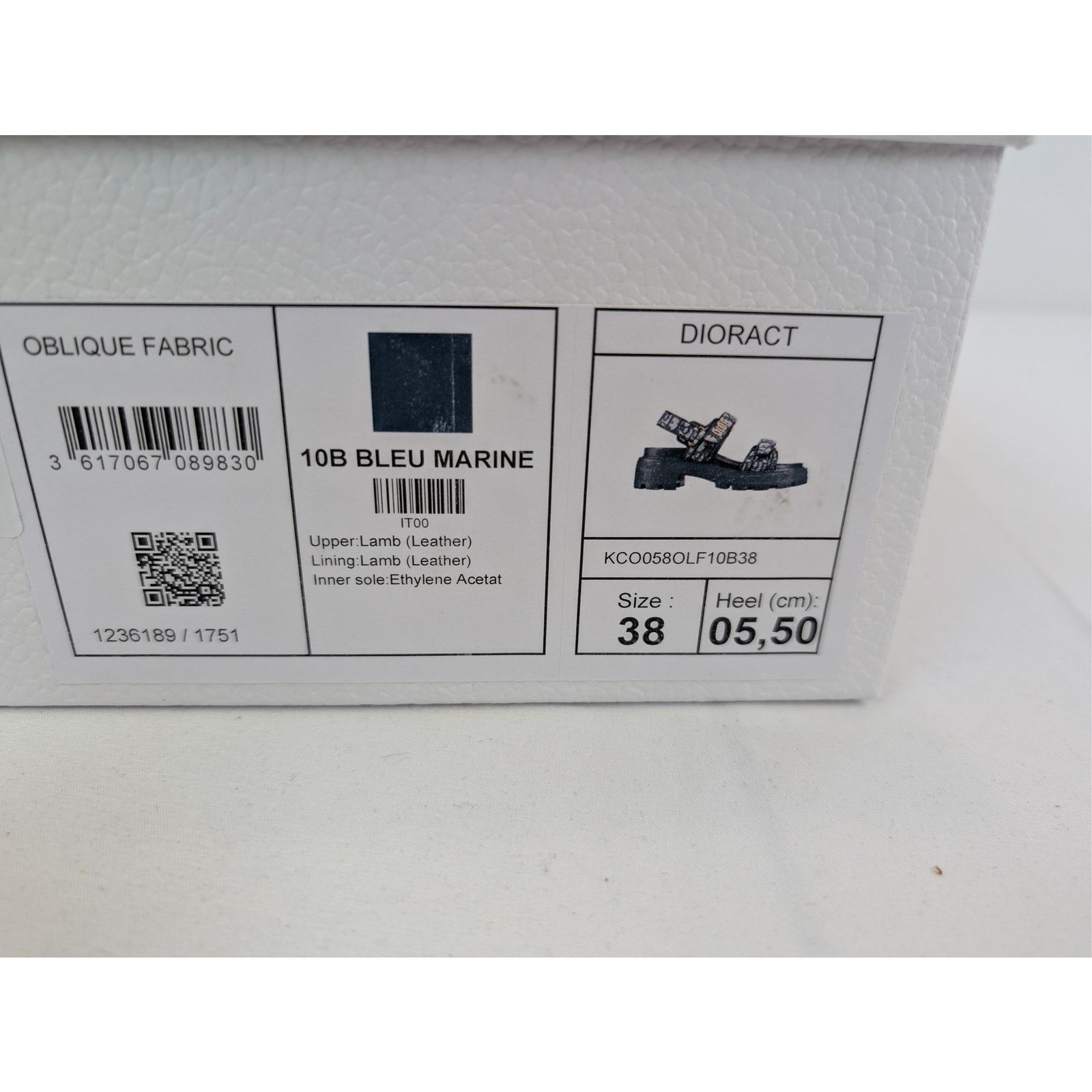 Dior o1rshd1 Oblique Fabric canvas Dioract platform sandal black Size US 8 / IT 38 - 18 Thumbnail