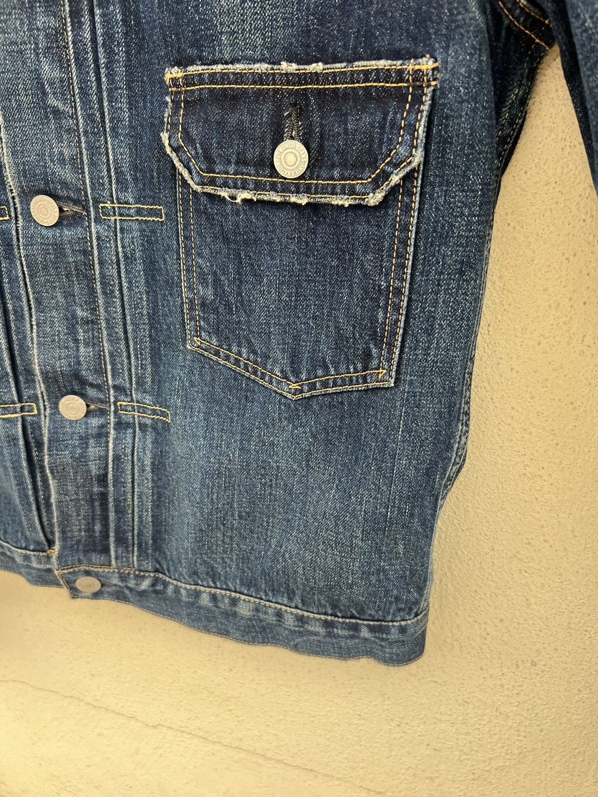 Remi Relief Remi Relief Japan Distress Denim Type 1 Jacket 40s Style Size US M / EU 48-50 / 2 - 8 Thumbnail