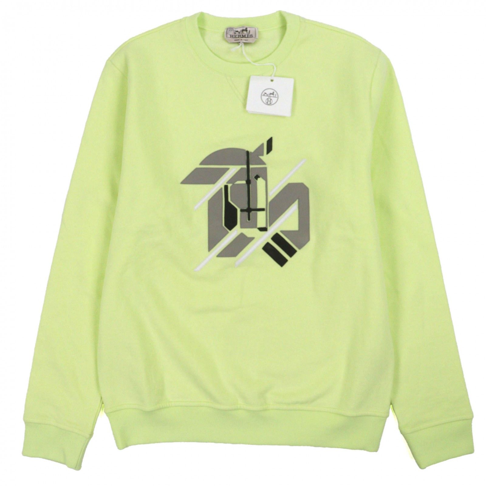 Hermes Hermes Hermès Chevaux en Symmetry Cotton XS Sweatshirt Textile Sweatshirts & Hoodies DUTY FREE for USA Size ONE SIZE - 1 Thumbnail