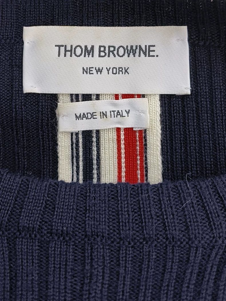 Thom Browne Thom Browne Golden ribbons logo knit wool sweater Size US XS / EU 42 / 0 - 3 Thumbnail