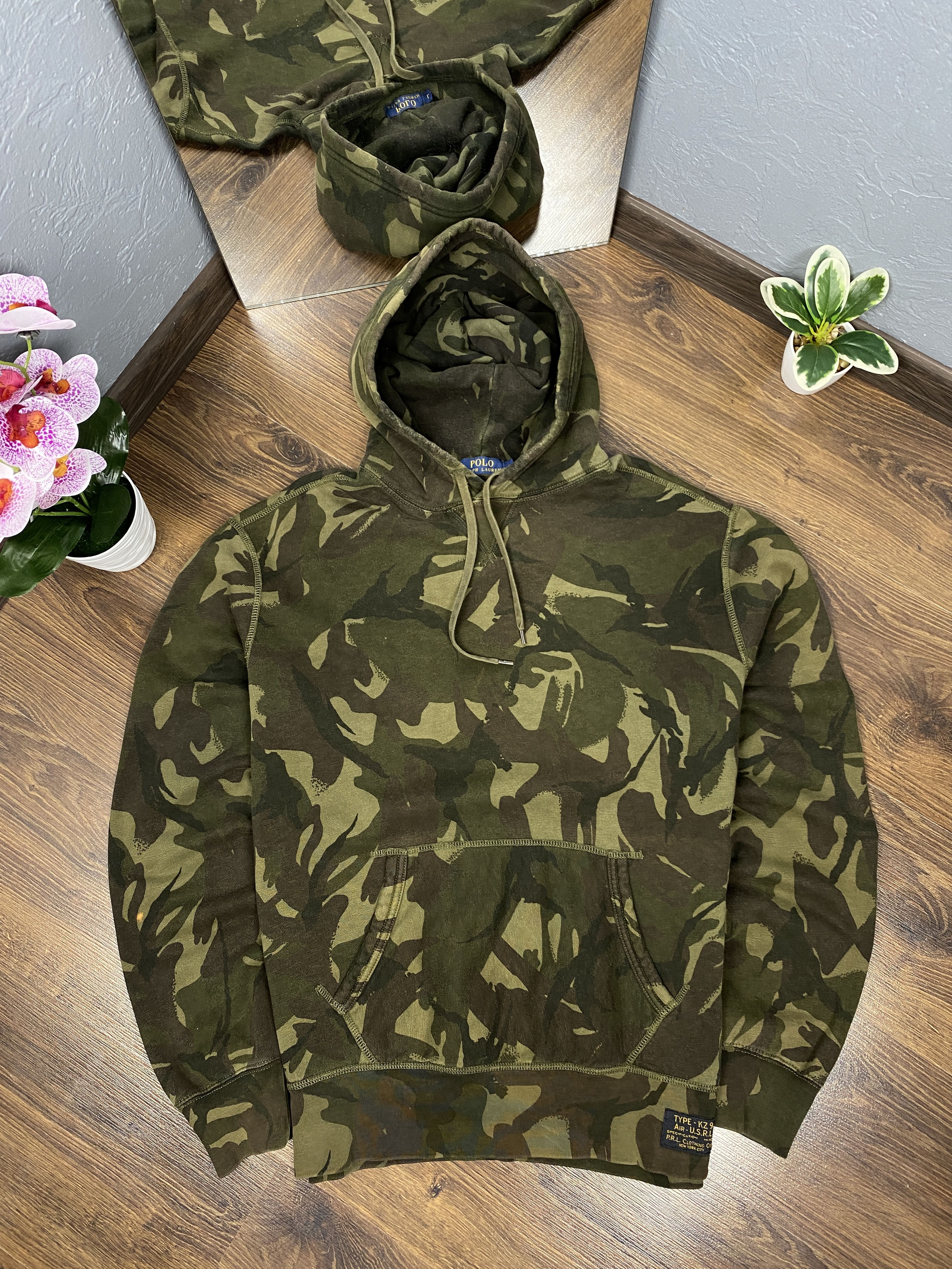 Polo Ralph Lauren Polo Ralph Lauren vintage camo hoodie y2k Size US L / EU 52-54 / 3 - 1 Thumbnail