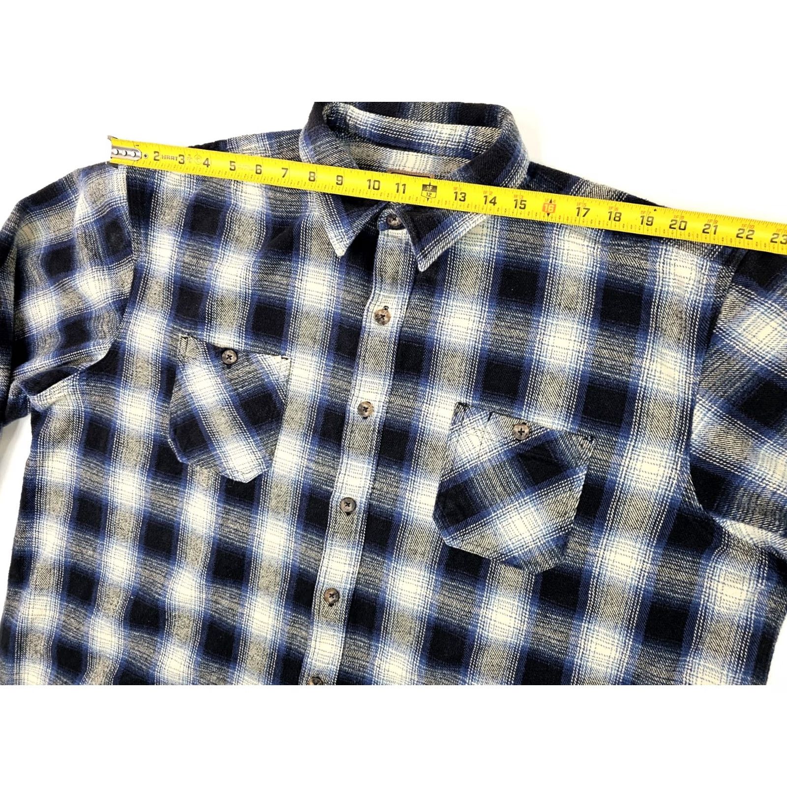 Vintage VINTAGE C. E. Schmidt Workwear Plaid Flannel Shirt Jacket Men 3XL Blue Cotton Size US XXL / EU 58 / 5 - 6 Thumbnail