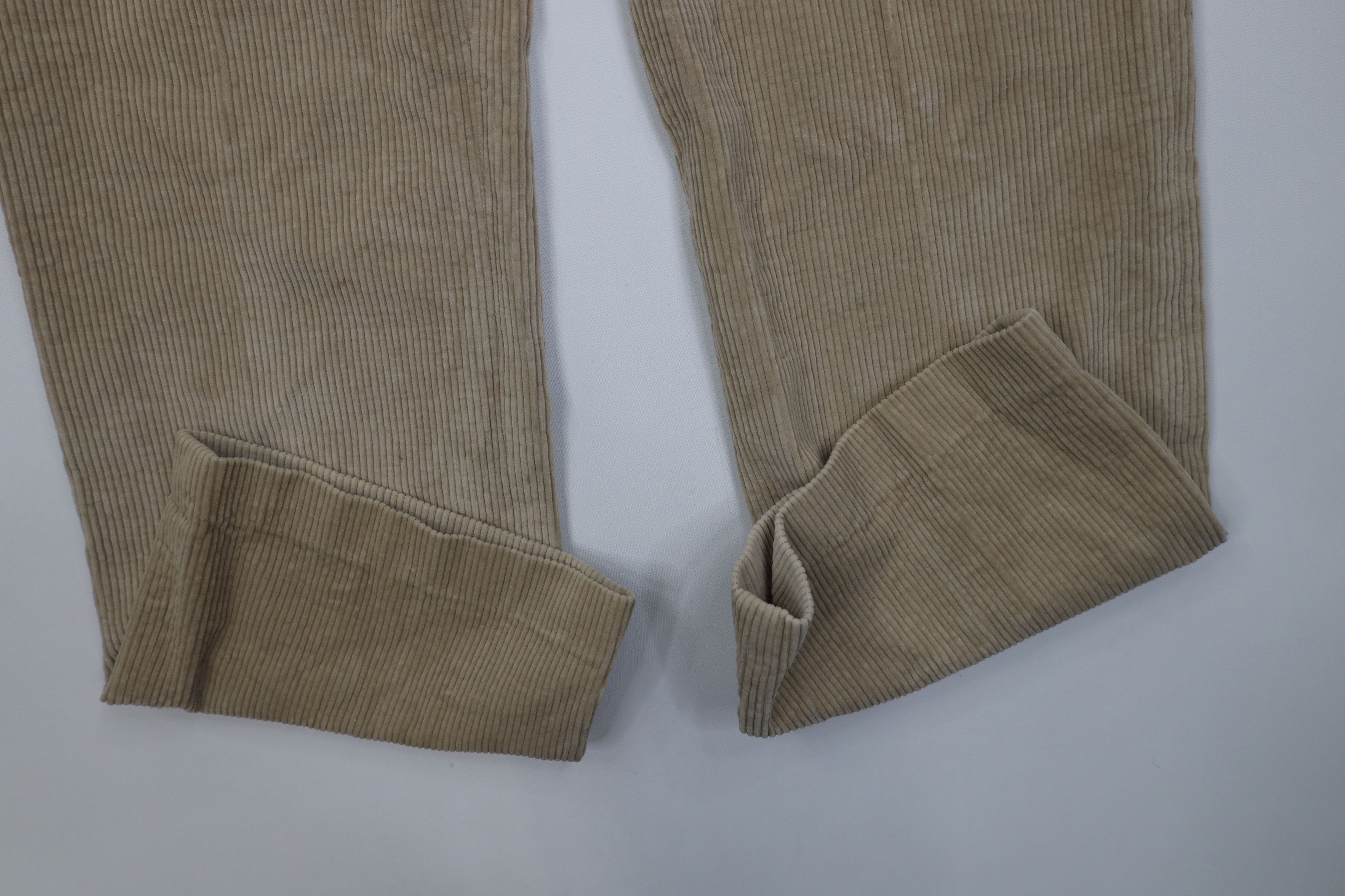 Vintage Vintage 70s Streetwear Wide Leg Corduroy Chino Pants Beige Size US 32 / EU 48 - 6 Thumbnail