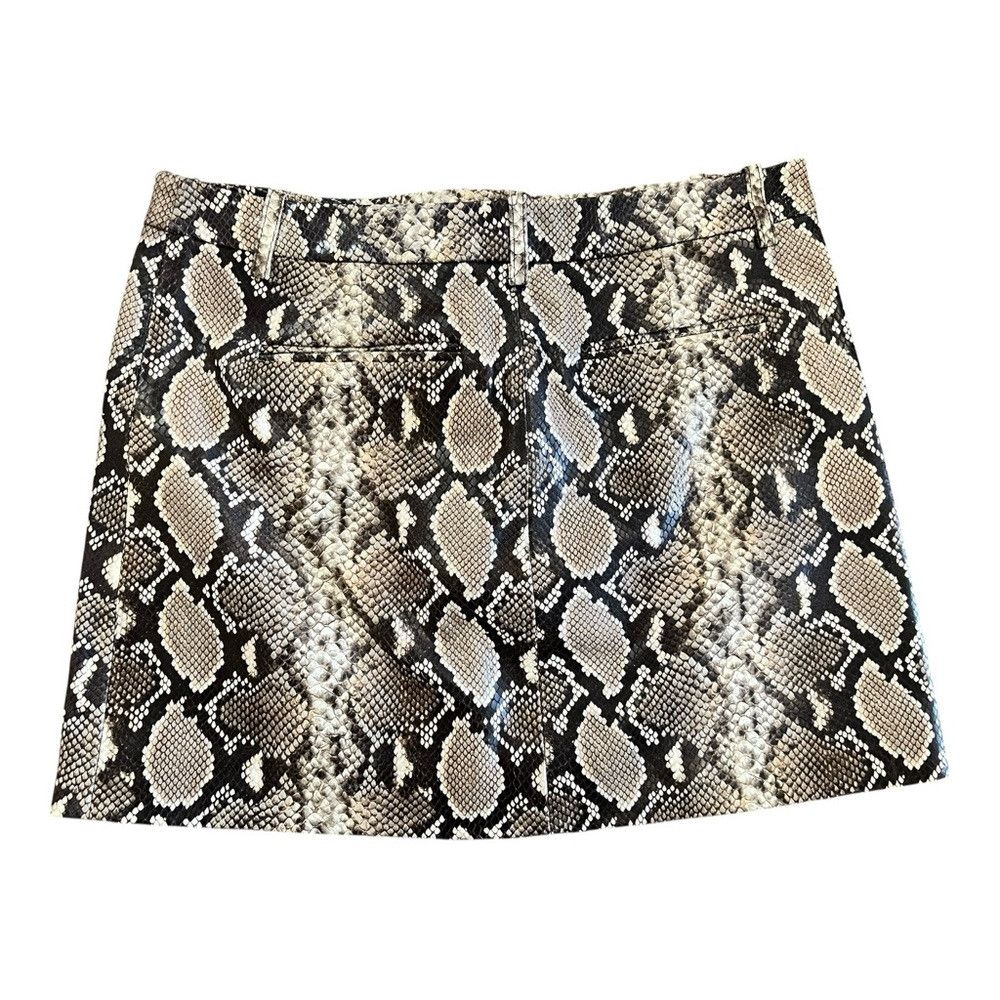 The Kooples The Kooples Python Print Leather Mini Skirt – NWT Size FR 2 Size 28" / US 6 / IT 42 - 4 Thumbnail