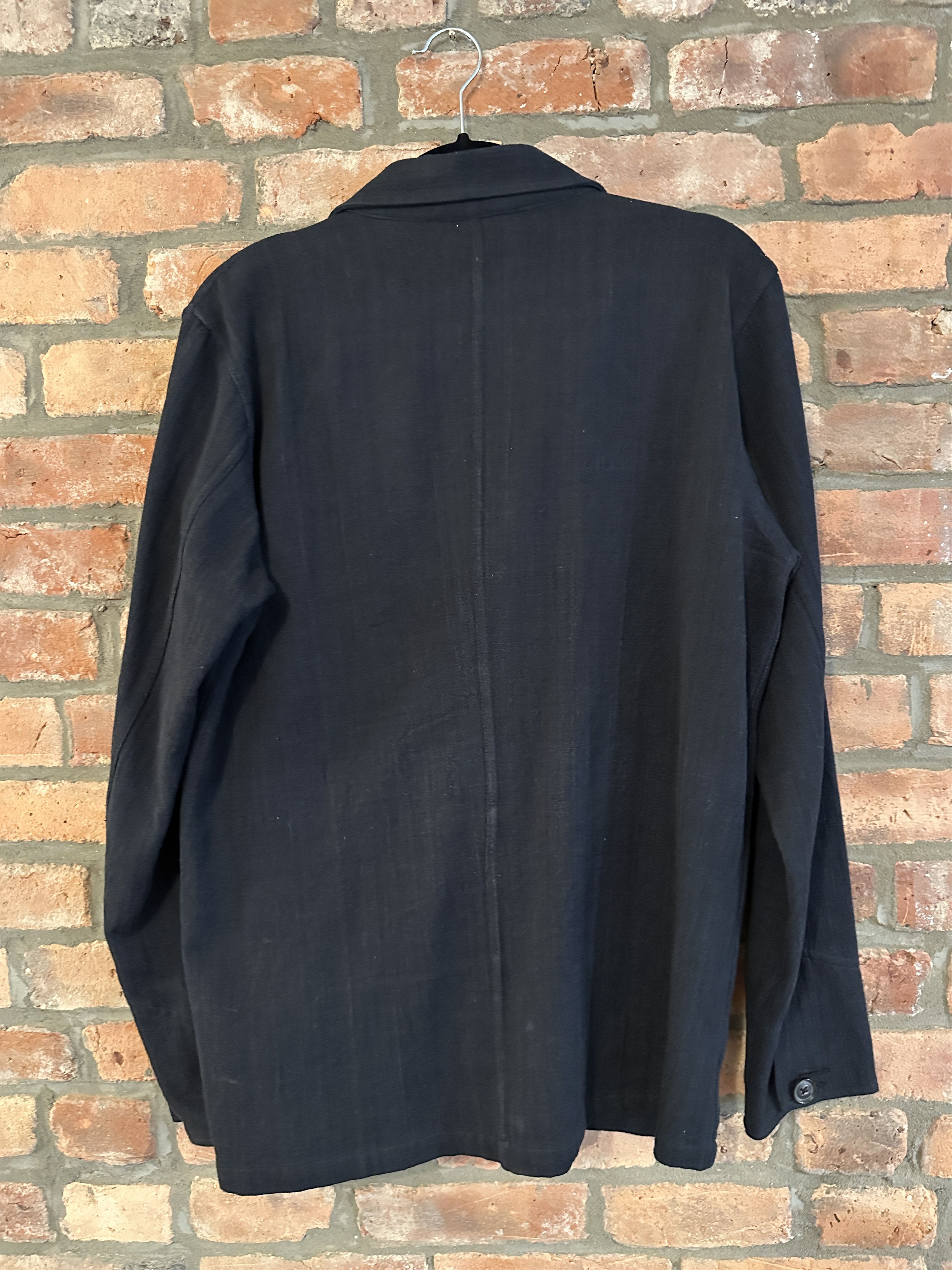 INDI+ASH Indi + Ash Handwoven Blue Indigo Cotton Blazer Medium Size US M / EU 48-50 / 2 - 5 Thumbnail