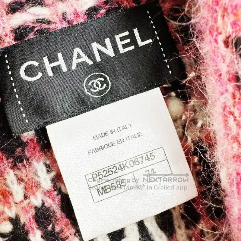 Chanel Chanel Pink Wool Winter Coat for Women . Size S / US 4 / IT 40 - 4 Thumbnail