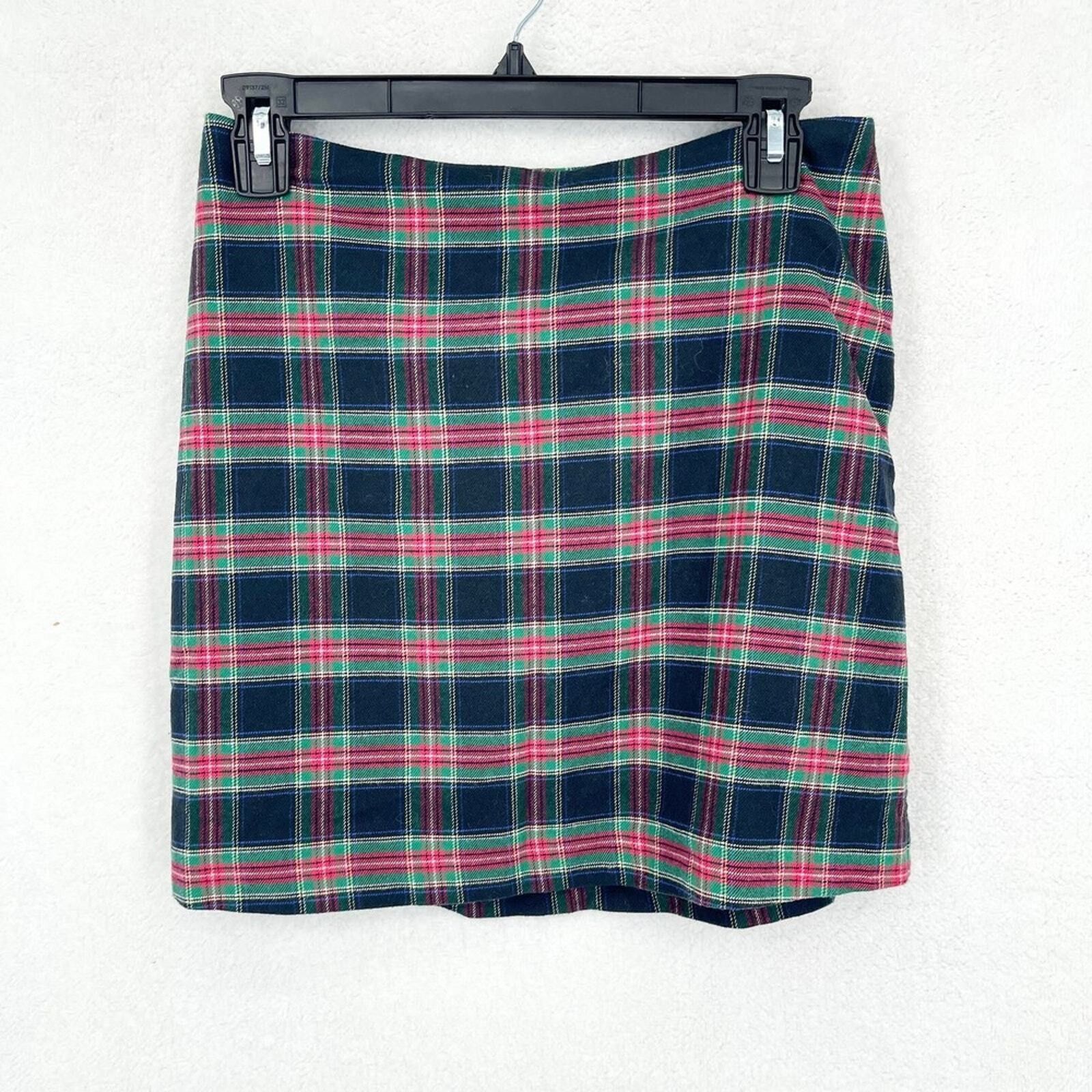 Vineyard Vines Vineyard Vines Flannel Plaid Stamp Mini Pencil Red Skirt 0 Size 25" / US 0 / IT 36 - 1 Thumbnail