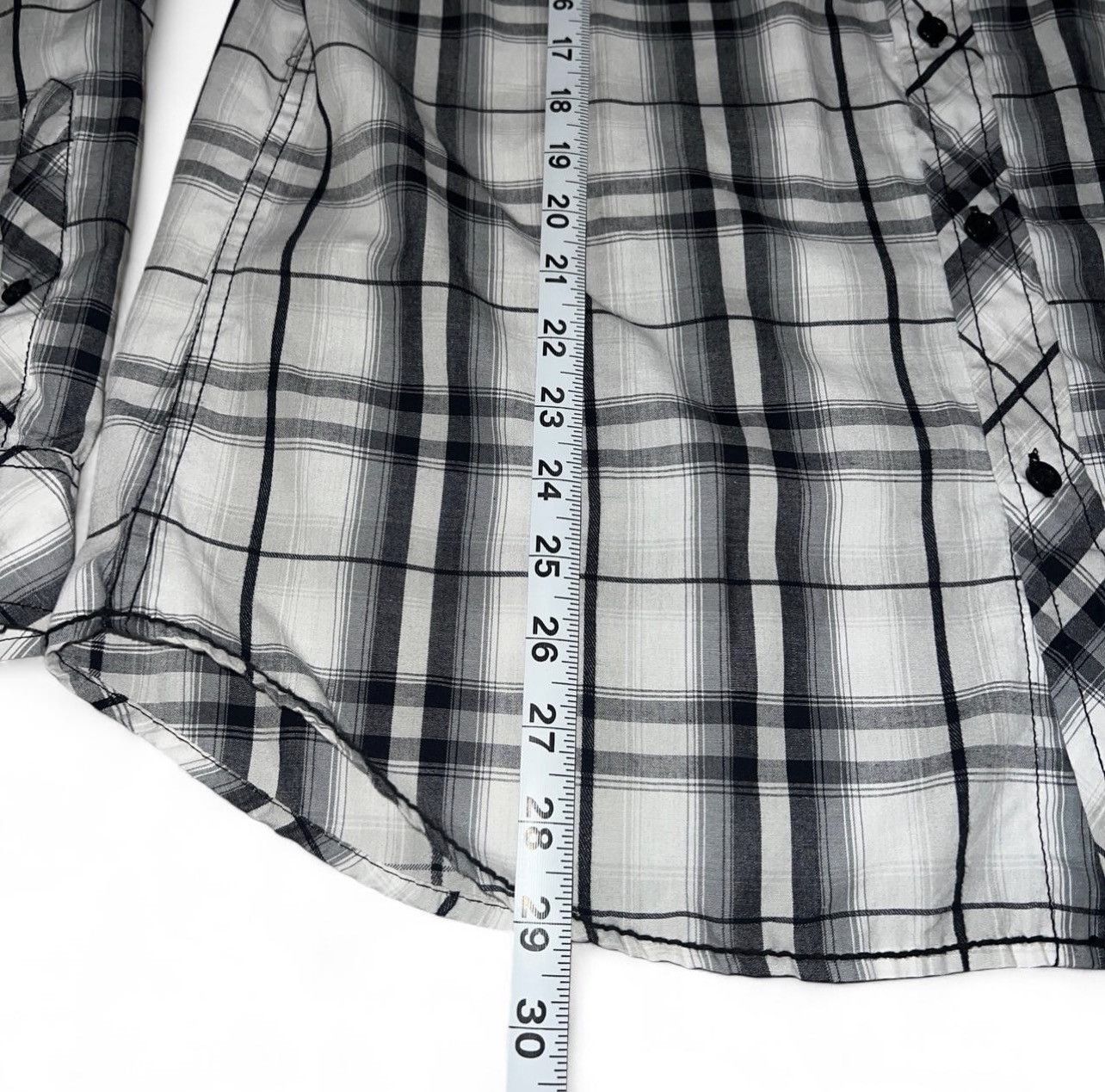 Helix Helix white and black plaid button-up shirt Size US L / EU 52-54 / 3 - 5 Thumbnail