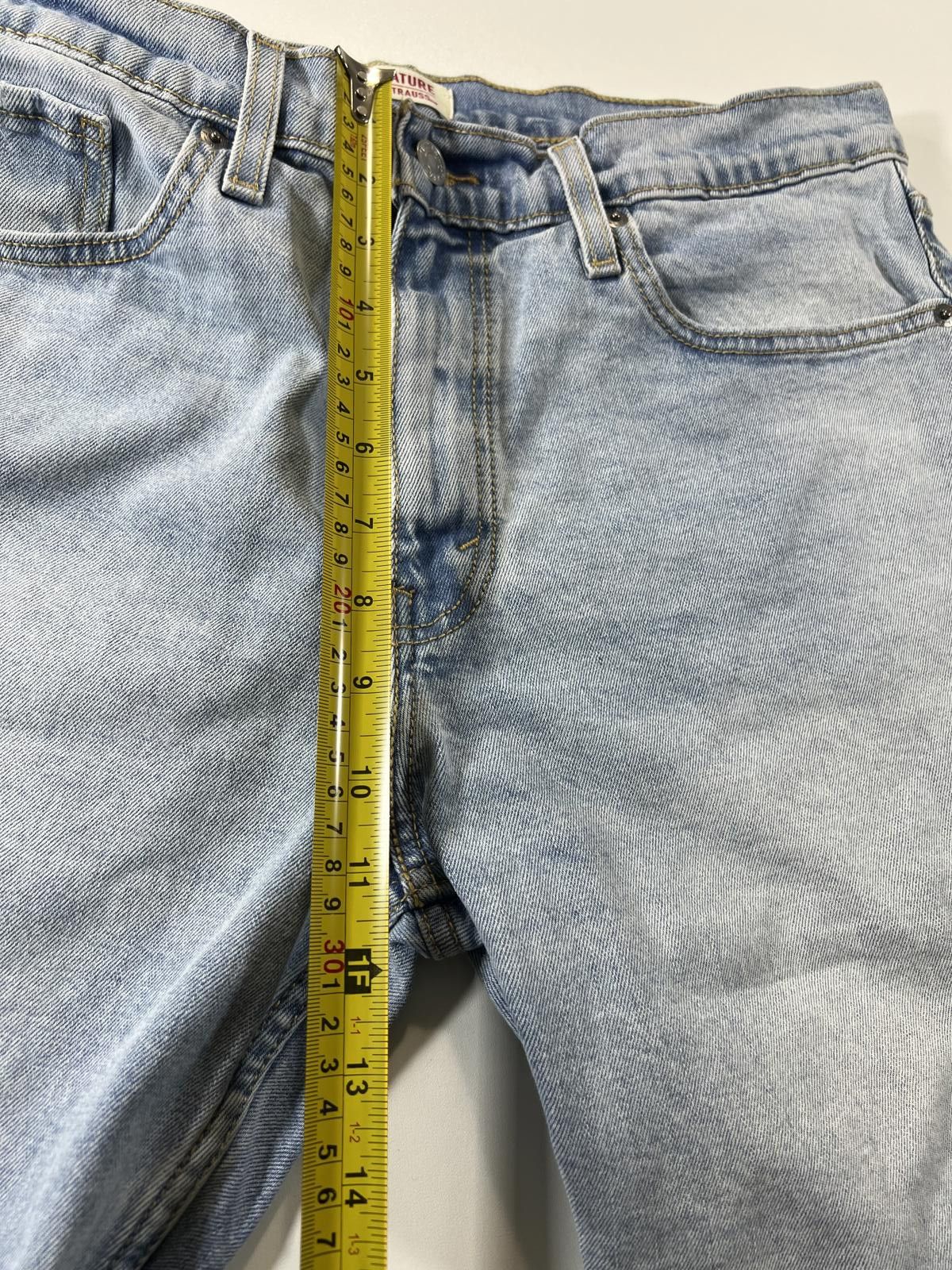 Other Signature Levi Strauss Light Blue Denim Shorts 32 Size US 32 / EU 48 - 7 Thumbnail