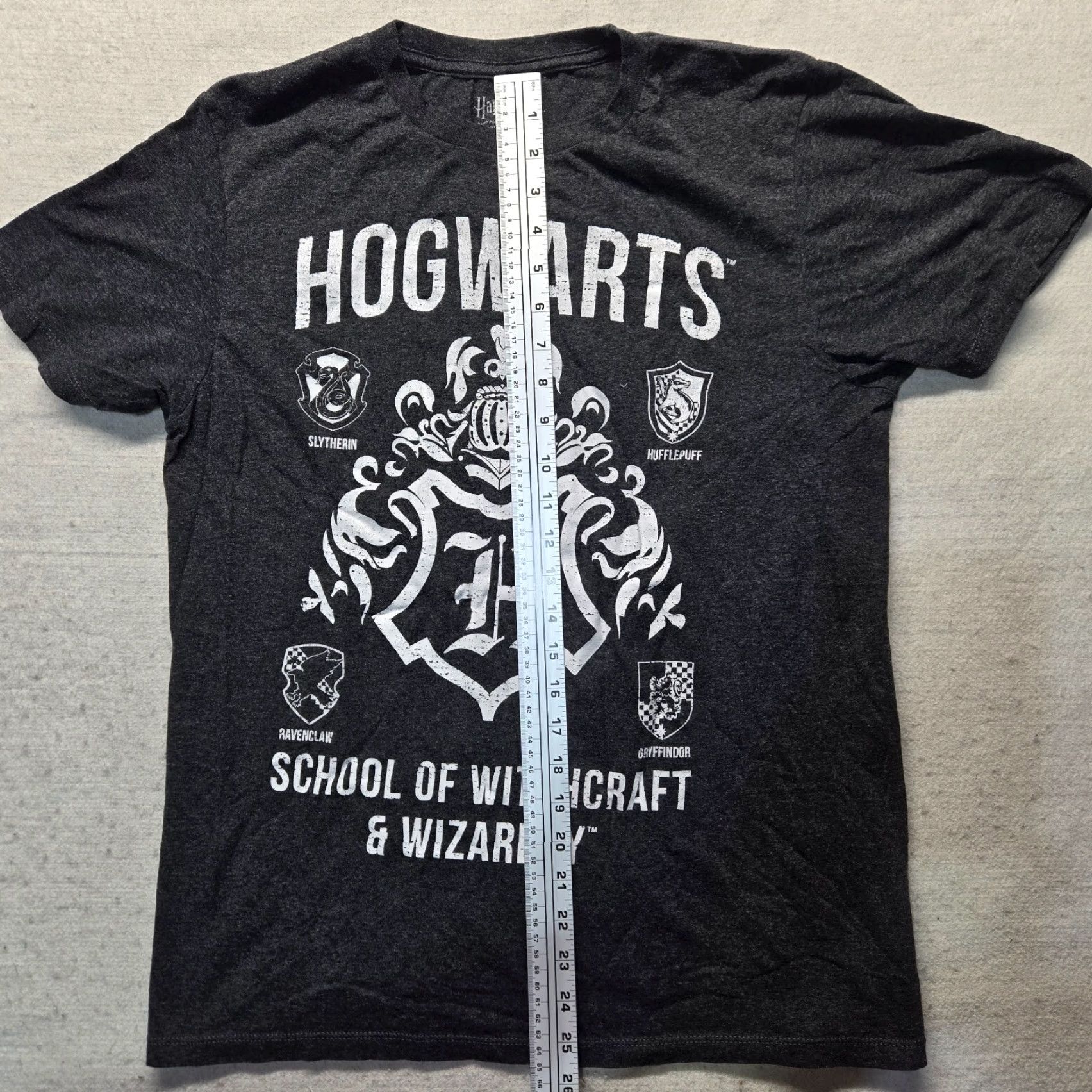 Vintage Harry Potter Hogwarts Shirt Short Sleeve Graphic Gray Men's M Medium Size US M / EU 48-50 / 2 - 5 Thumbnail