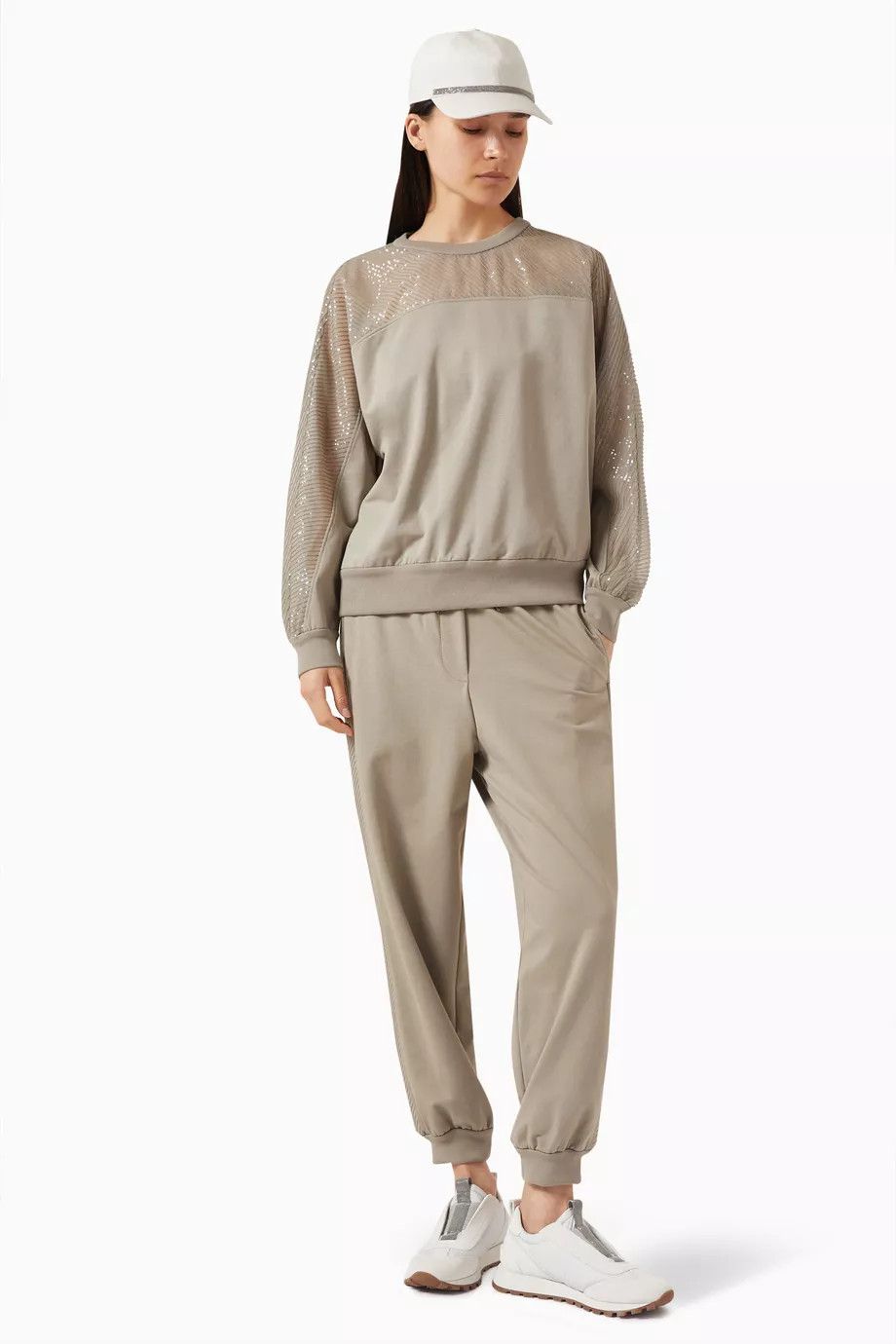 Brunello Cucinelli o1y0725 Jogger in Khaki Size 27" / US 4 / IT 40 - 2 Thumbnail