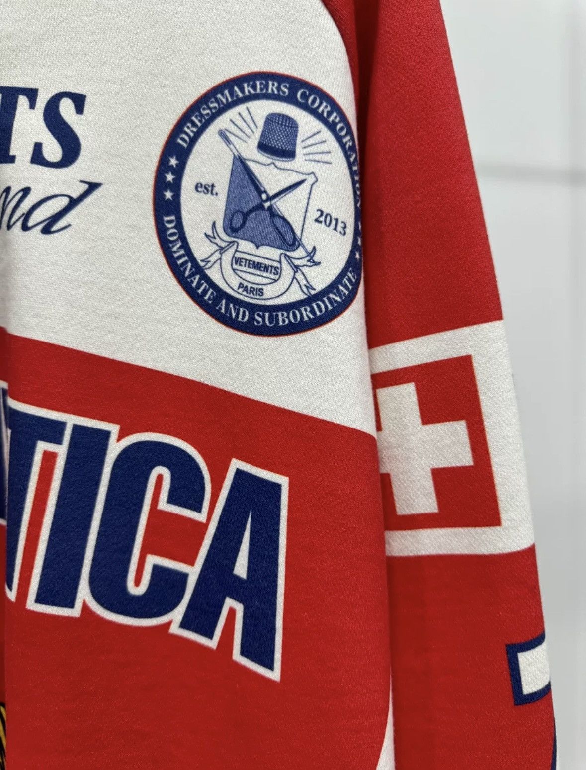 Vetements Vetements 20ss Helvetica cotton hockey jersey hoodie Size US S / EU 44-46 / 1 - 5 Thumbnail