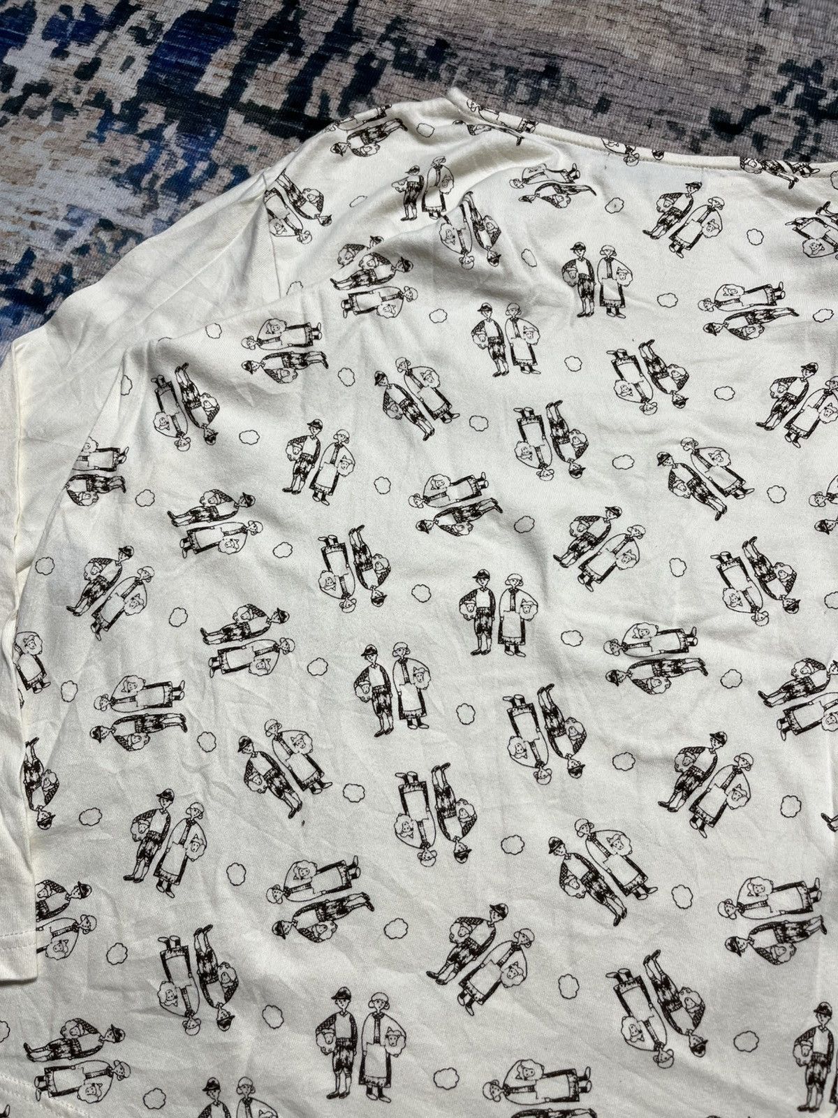 Ne-Net 🔥Ne-Net By issey Miyake Full Print Long Sleeve Tee Size US M / EU 48-50 / 2 - 12 Thumbnail