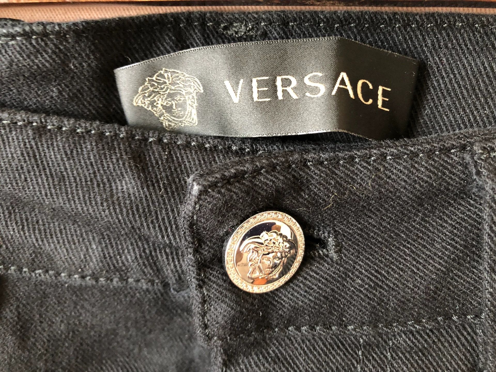Versace Versace Main Line Black Ankle Zip Jeans Size US 30 / EU 46 - 7 Thumbnail