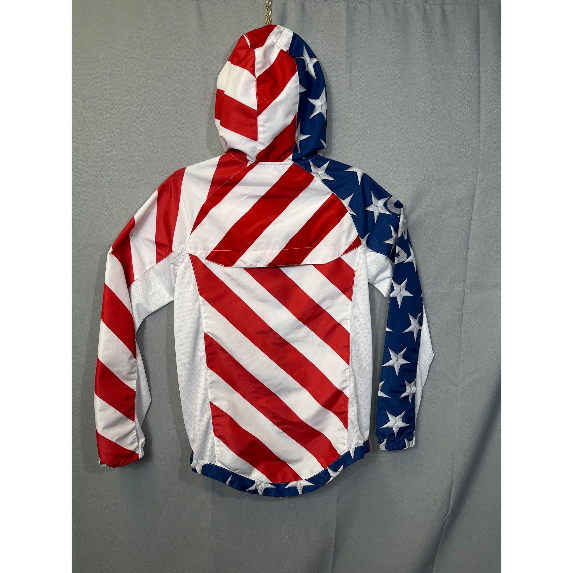 Carbon Carbon Womens Patriotic Hooded Jacket Size S SKU 7312 Size S / US 4 / IT 40 - 2 Thumbnail