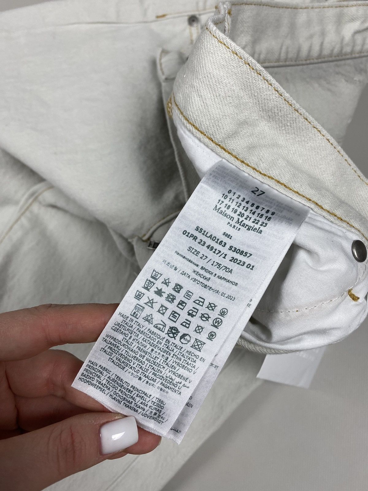 Maison Margiela BNWT! Maison Margiela 5 Pocket Straight Unisex Denim Jeans Size 27" / US 4 / IT 40 - 17 Thumbnail