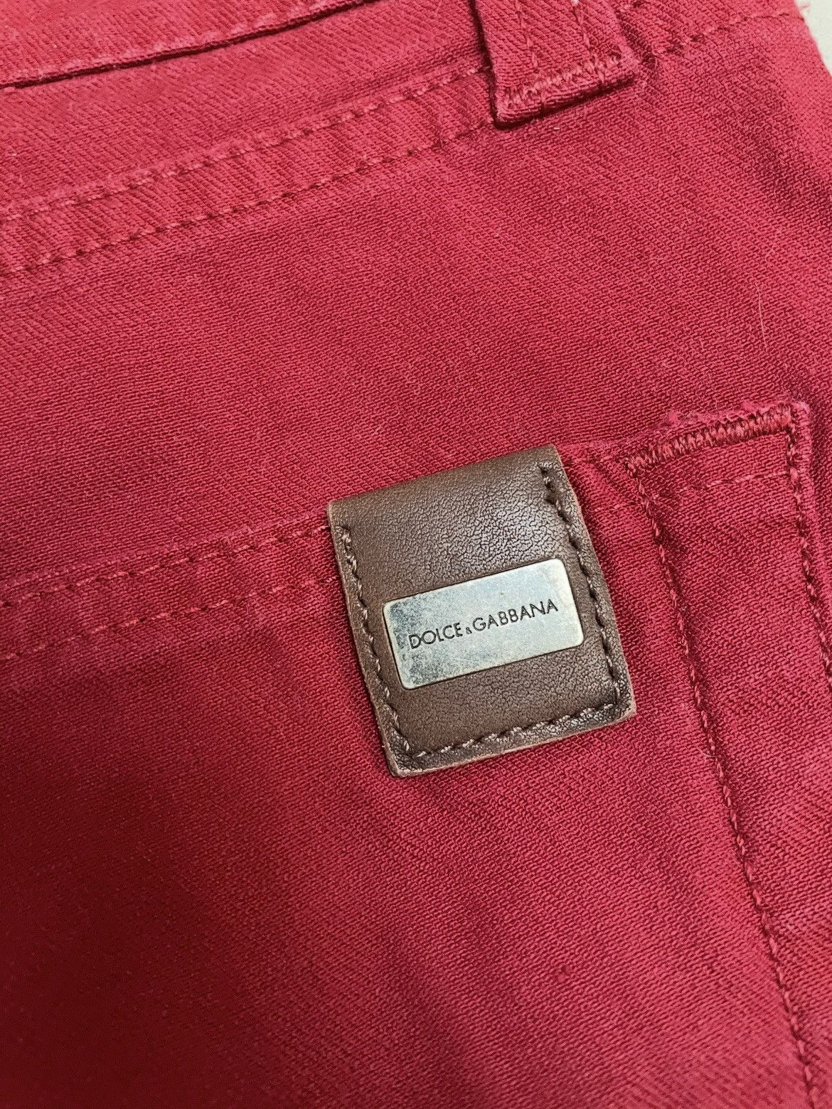 Dolce & Gabbana Red Dolce & Gabbana Denim Size US 28 / EU 44 - 3 Thumbnail