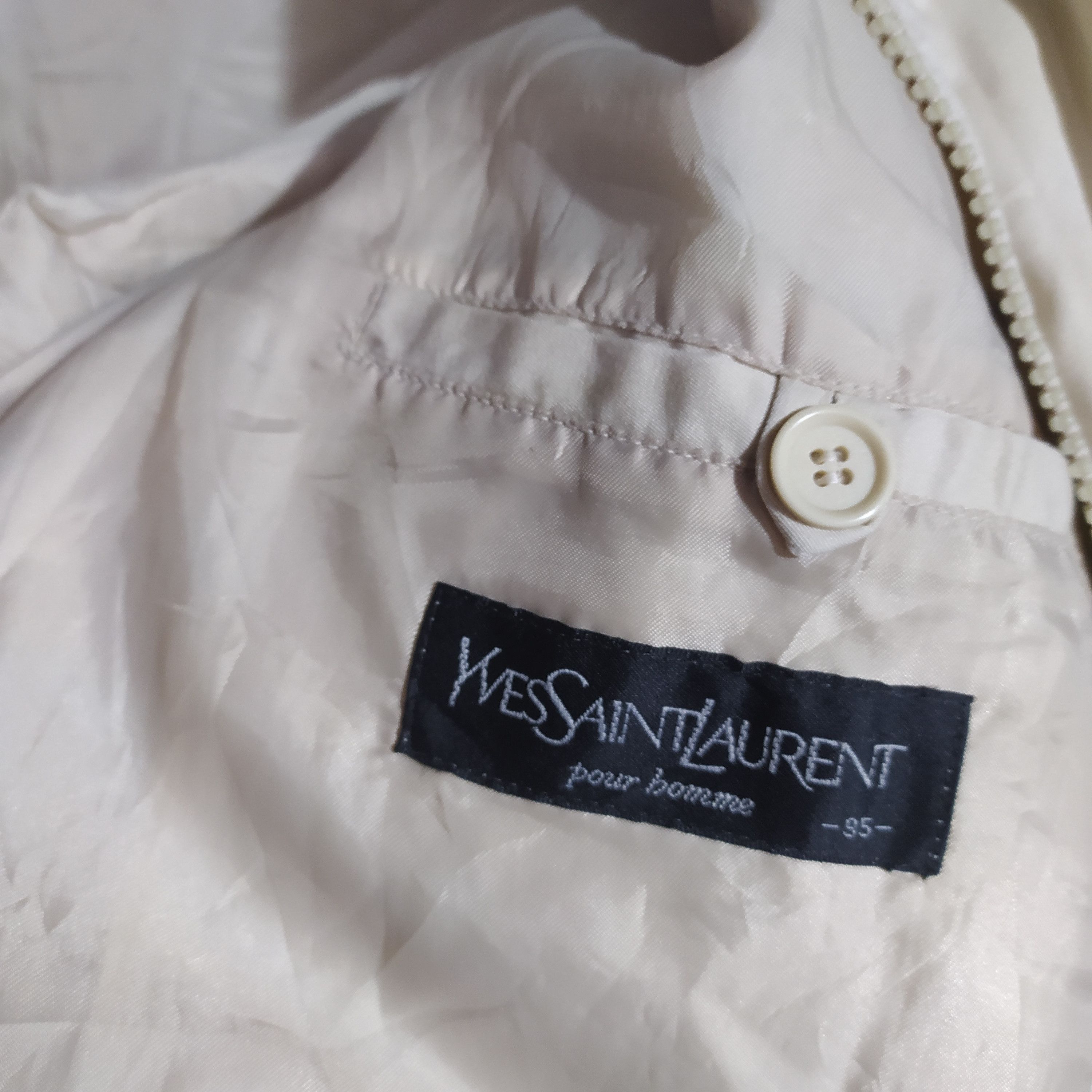 Yves Saint Laurent 💥BIG LOGO💥YSL Yves Saint Laurent Parka Jacket with Hoodie Size US M / EU 48-50 / 2 - 7 Thumbnail