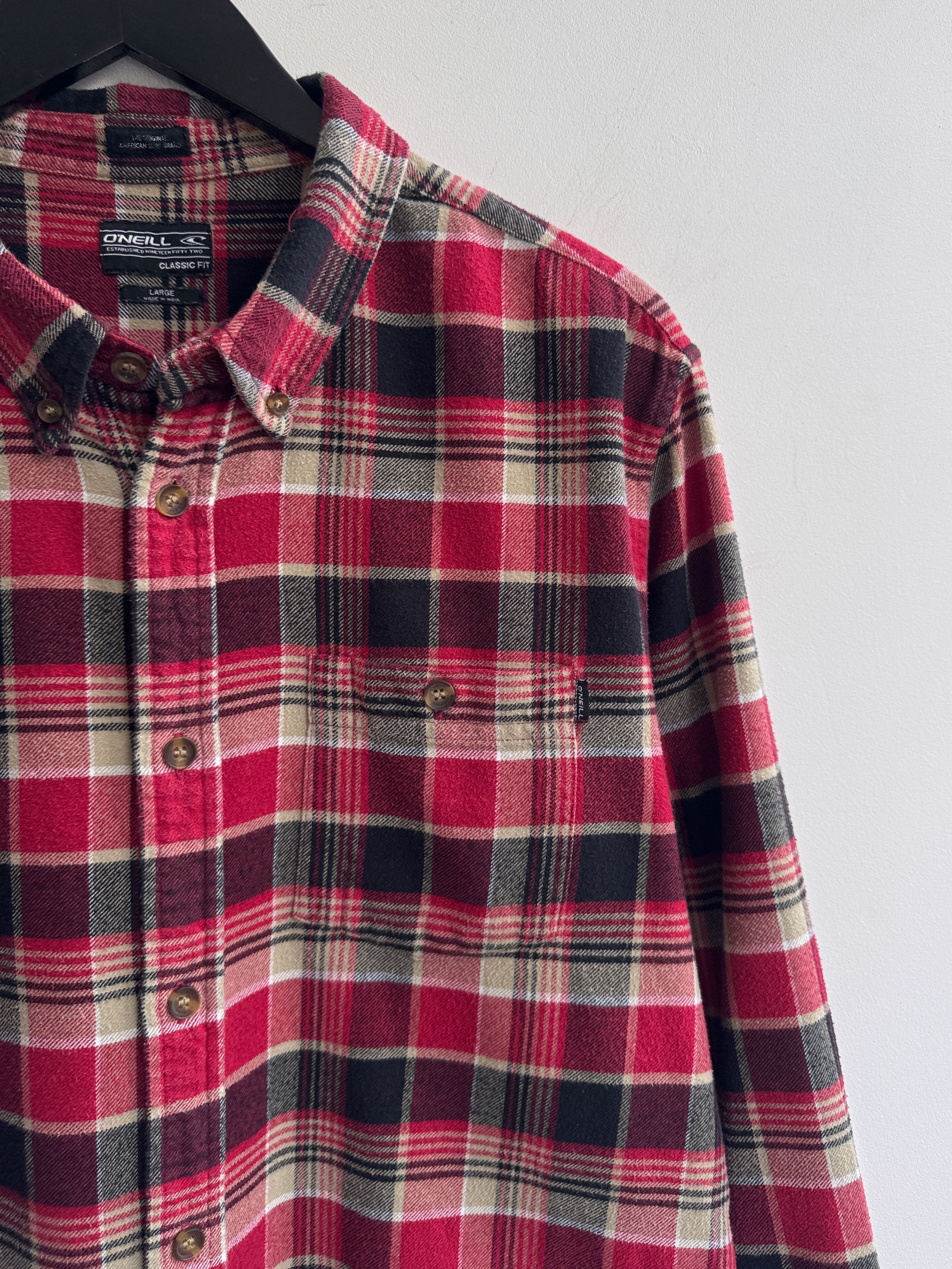 O'Neill O'Neill Flannel Check Shirt Size US L / EU 52-54 / 3 - 3 Thumbnail