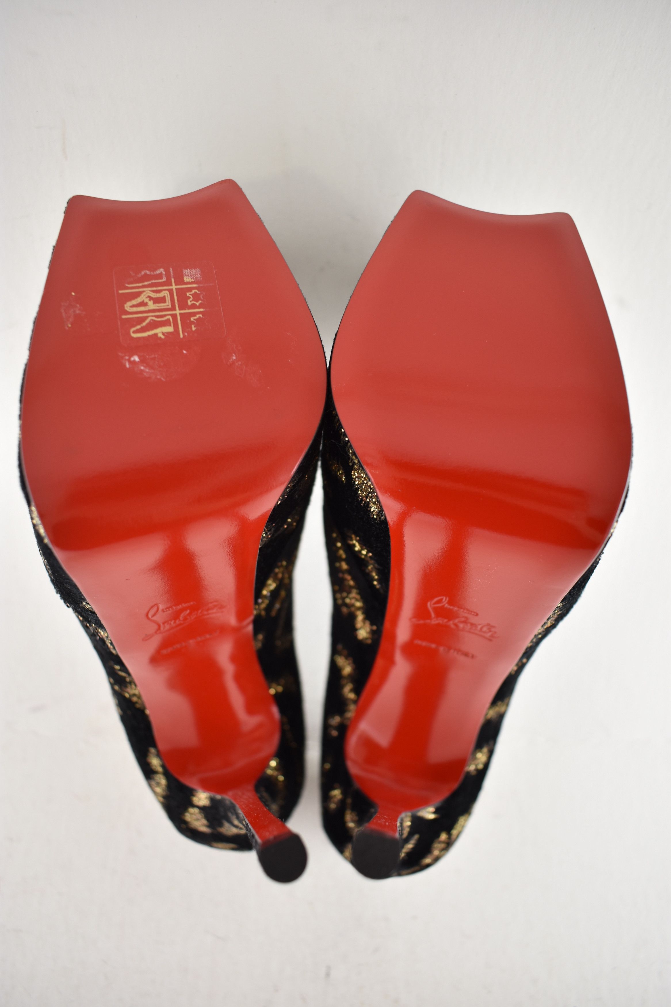 Christian Louboutin Cassia Nodo Alta 160 Black Platform Ballet Heel Pump 36 Size US 6 / IT 36 - 18 Thumbnail