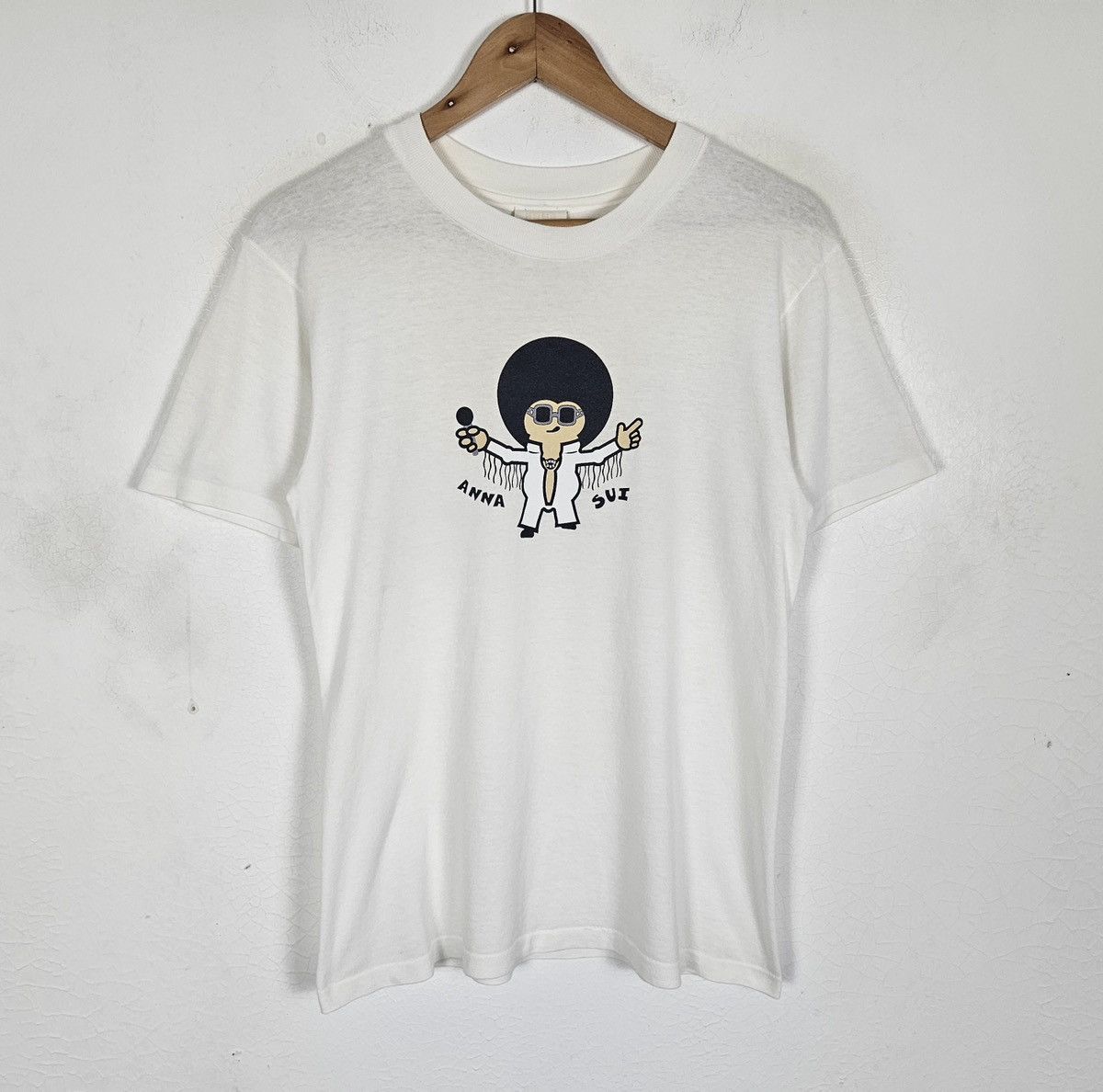 Anna Sui Vintage Anna Sui afro disco stars tee shirt Size XXS / US 00 / IT 34 - 2 Thumbnail
