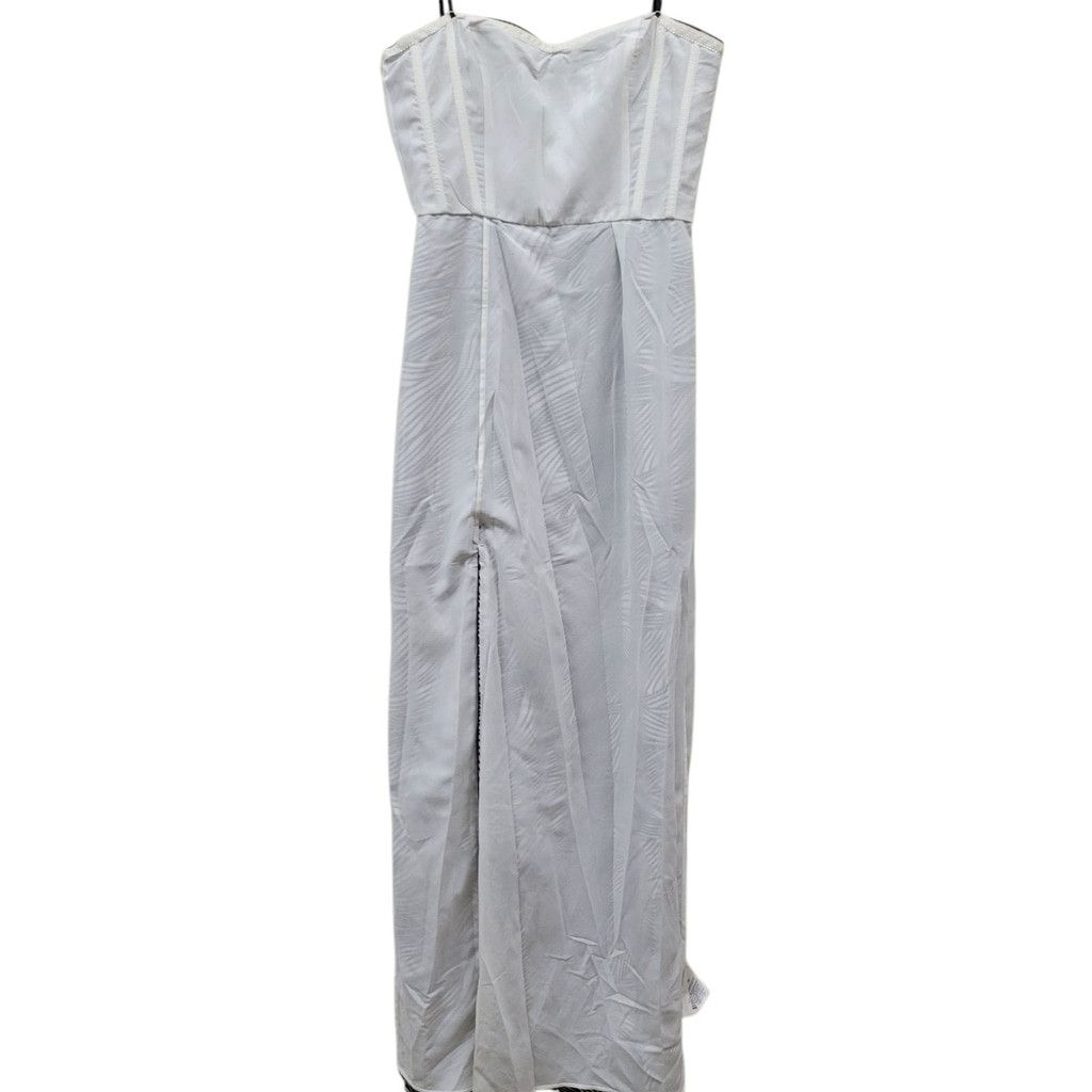 Bcbgmaxazria BCBGMAXAZRIA Elin Maxi Black & White Striped Bustier Dress Size L / US 10 / IT 46 - 10 Thumbnail