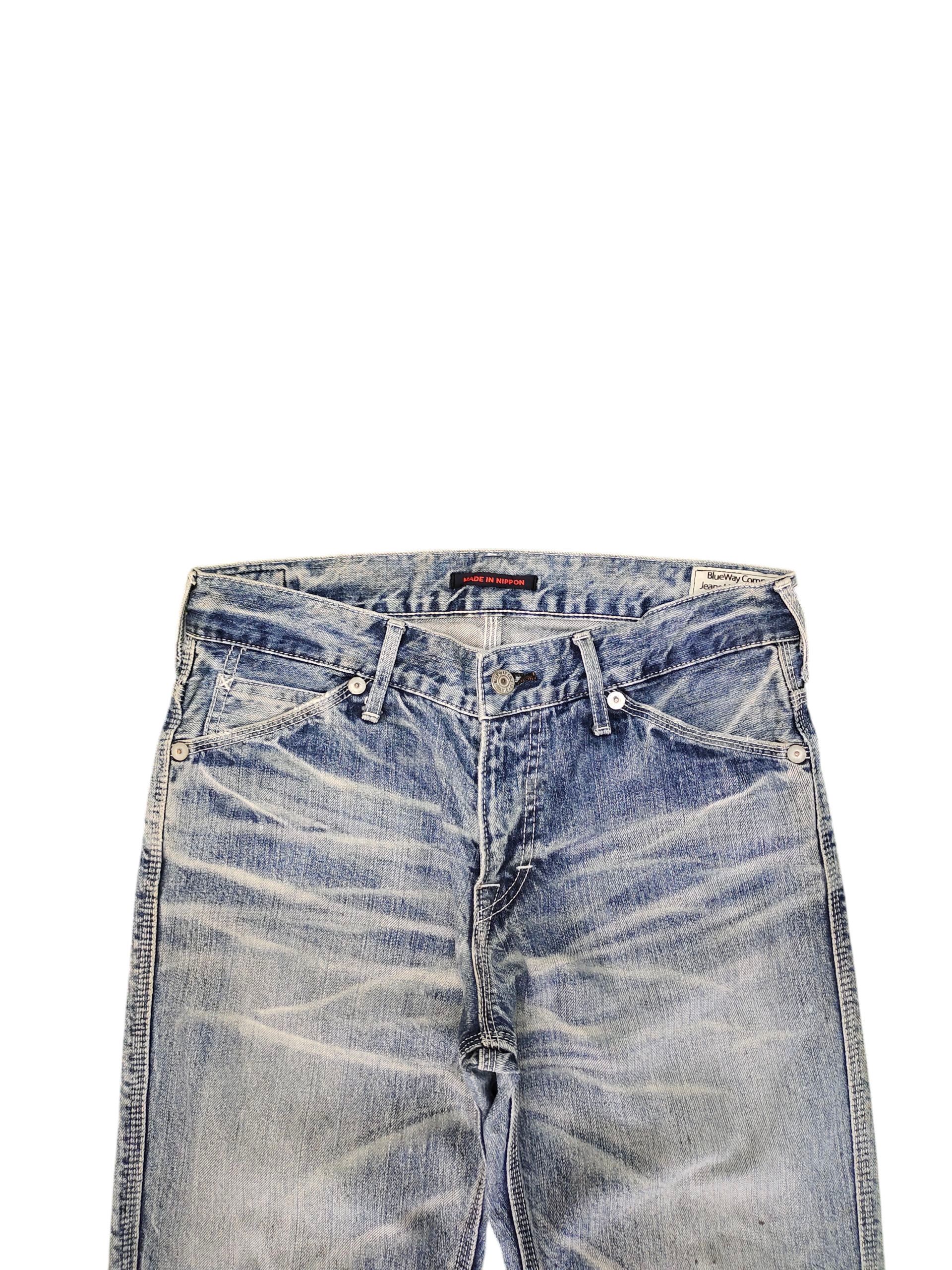 Kapital Vintage Blueway Japan Clawmark Distress Denim Jeans Size US 31 - 2 Thumbnail
