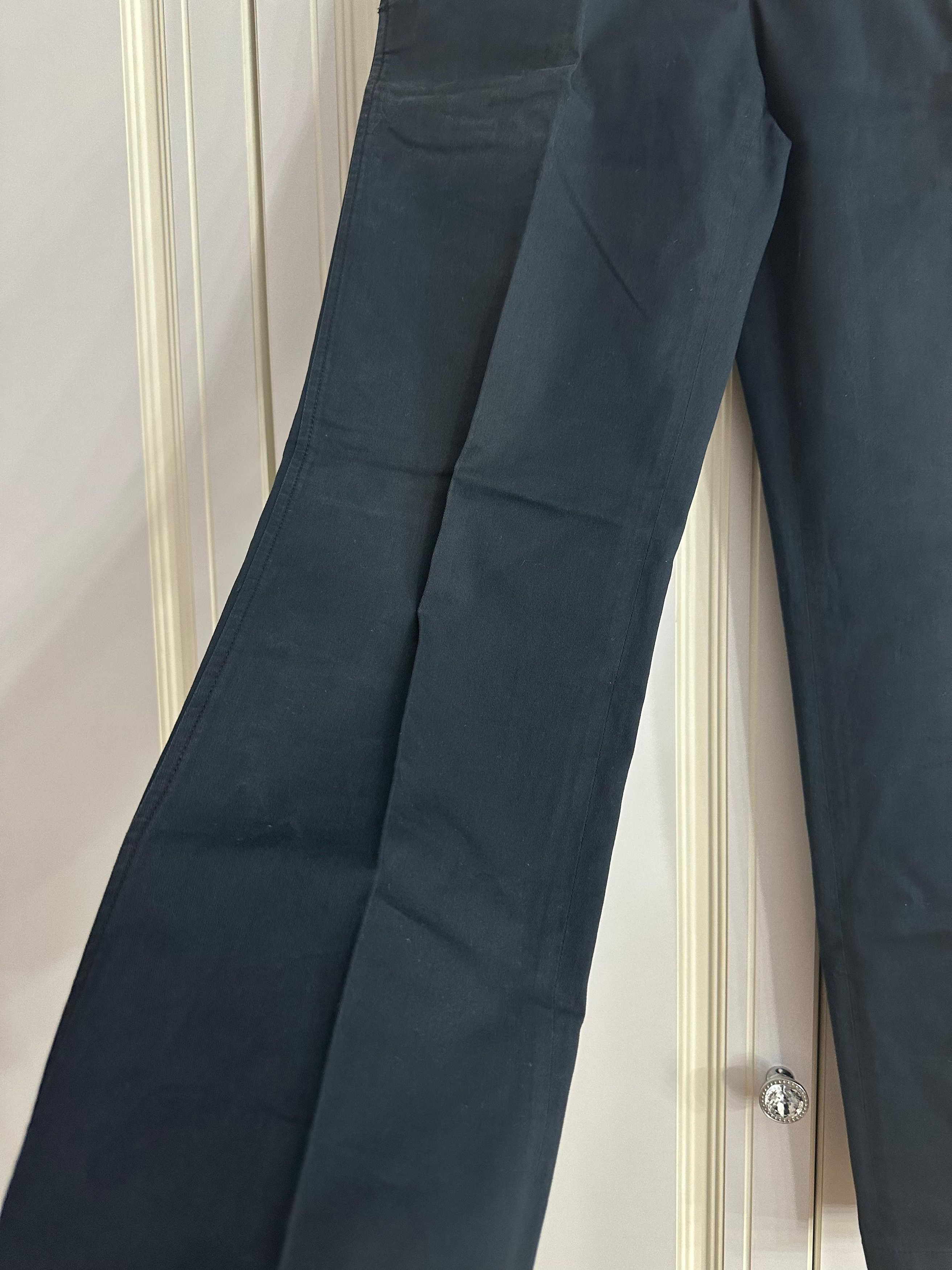 Prada CC000013 Prada 2000s Wide Causal Pants in Navy Size US 32 / EU 48 - 3 Thumbnail