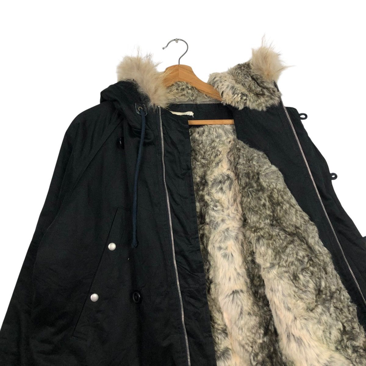 Japanese Brand 🔥BIKER JACKET BLANKET FUR HOODIE GLOBAL WORK ISSEY MIYAKE Size US L / EU 52-54 / 3 - 15 Thumbnail