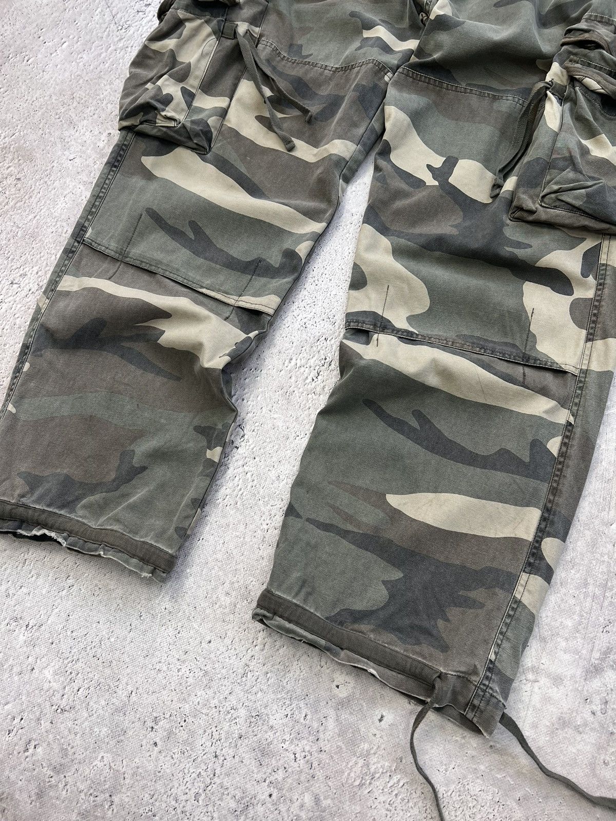 Japanese Brand × Junya Watanabe Y2K Vintage Streetwear Camo Cargo Baggy Jeans sh Size US 32 / EU 48 - 3 Thumbnail