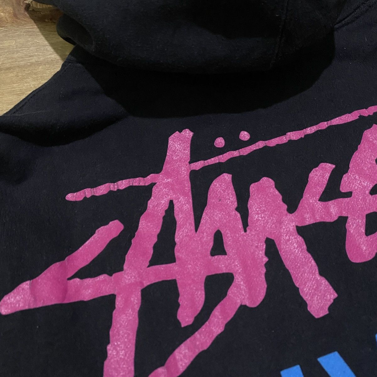 Stussy Y2k Hoodie Stussy livin Size US M / EU 48-50 / 2 - 5 Thumbnail