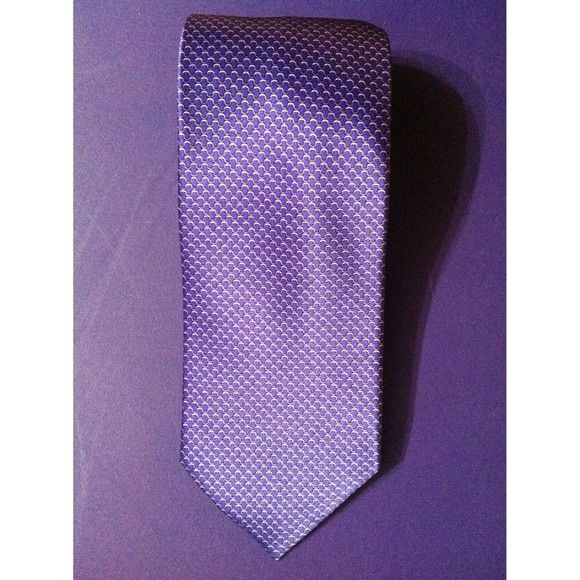 MICHAEL KORS MEN'S NEW PURPLE 100%SILK TIE WIDTH:3