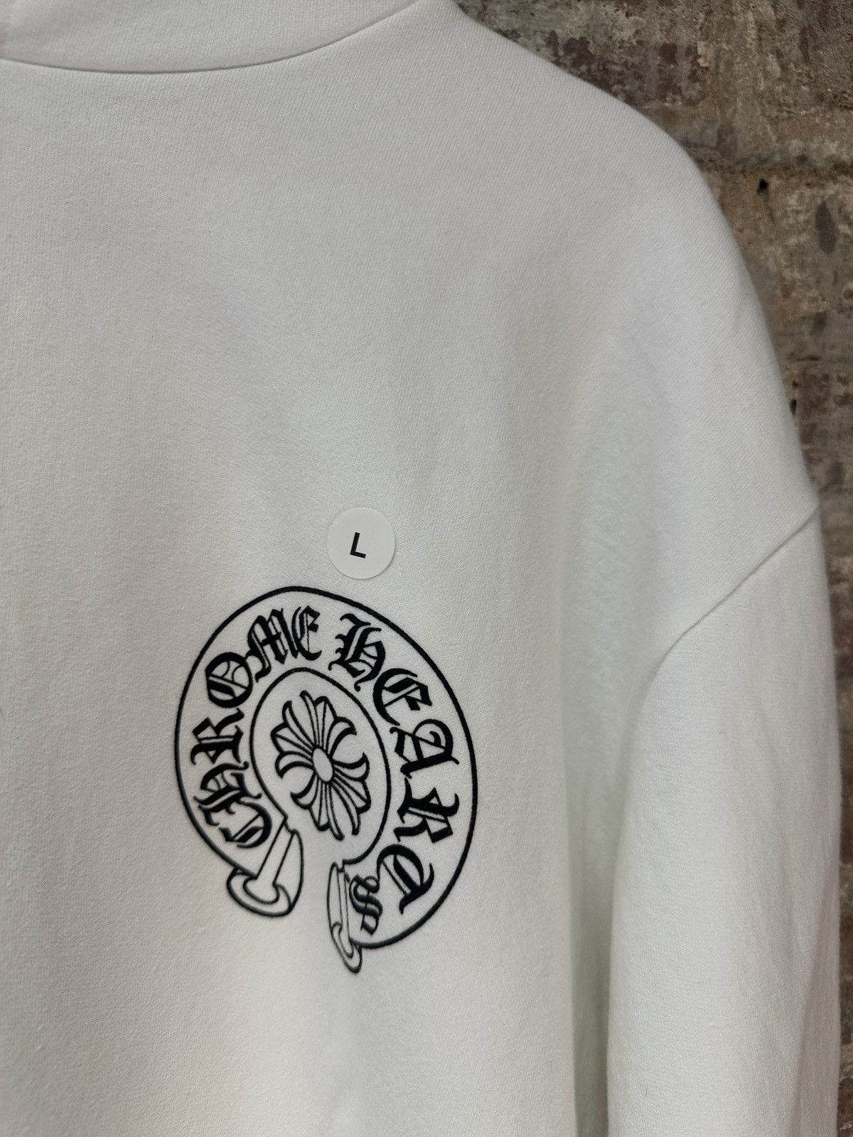 Chrome Hearts Chrome Hearts Miami Horseshoe Hoodie White Size US L / EU 52-54 / 3 - 3 Thumbnail