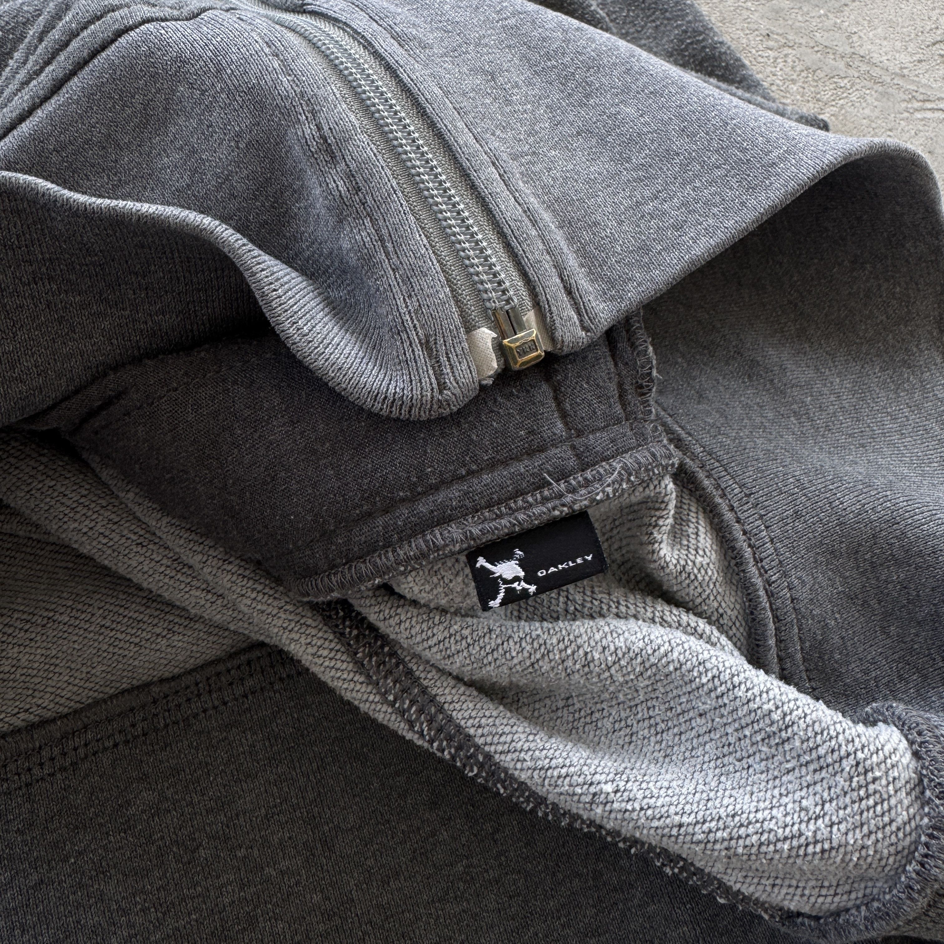 Oakley Oakley Training Full Zip Hoodie Grey Logo Thumbholes Size S / US 4 / IT 40 - 5 Thumbnail
