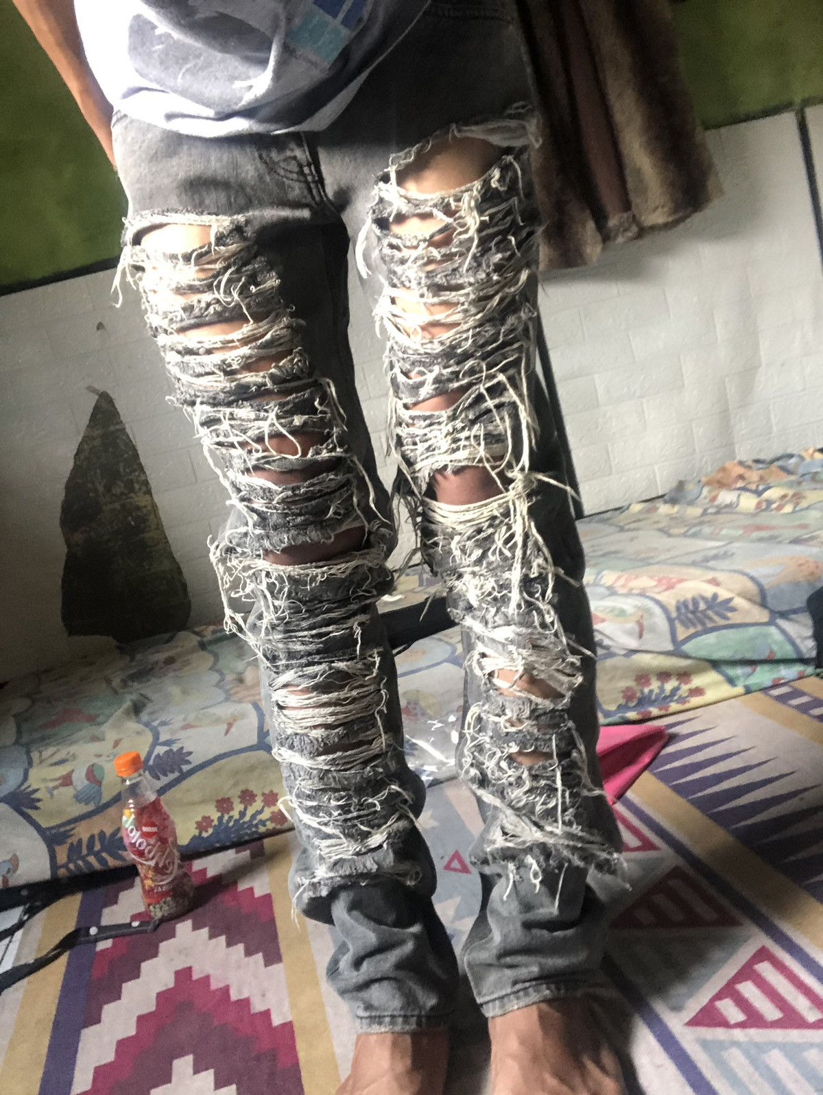 Other Rick Owen’s Inspired Ripped Denim Size US 32 / EU 48 - 16 Thumbnail