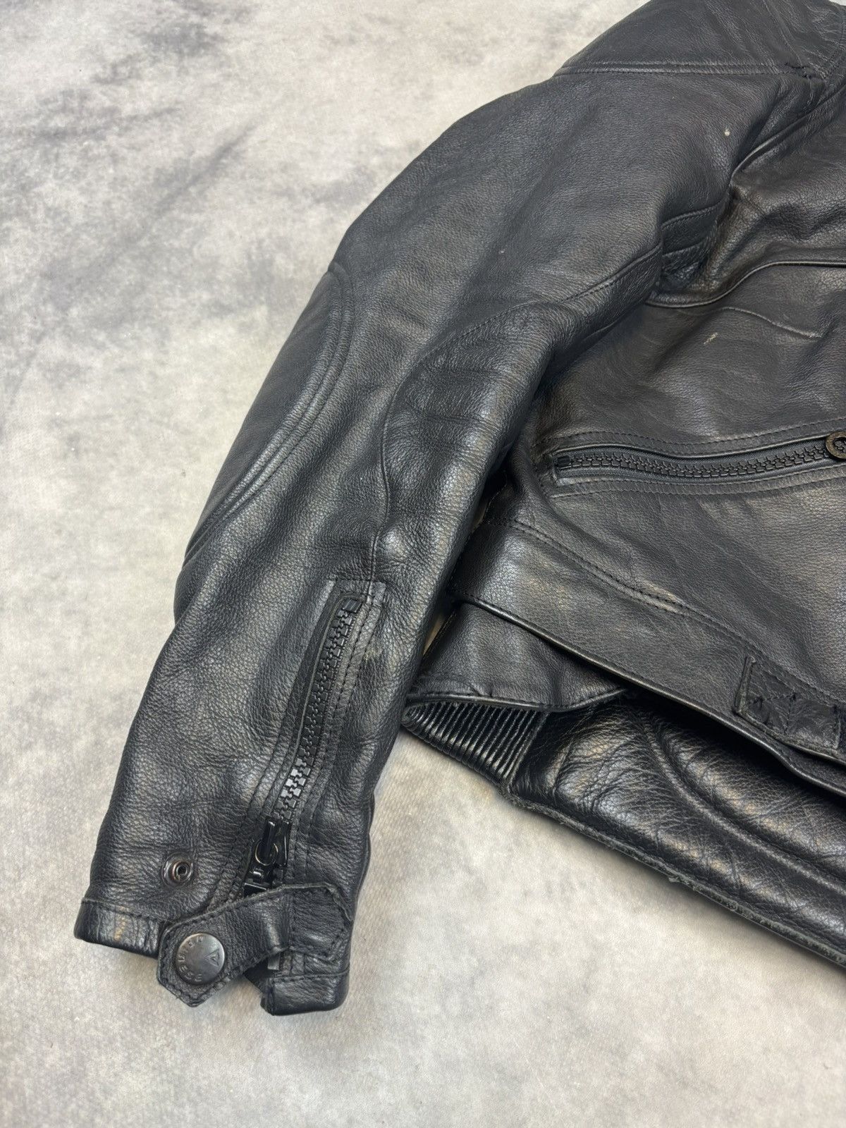 Dainese × Genuine Leather × NASCAR Vintage Dainese Biker Leather Jacket Avantgarde Japanese USA Size US S / EU 44-46 / 1 - 5 Thumbnail