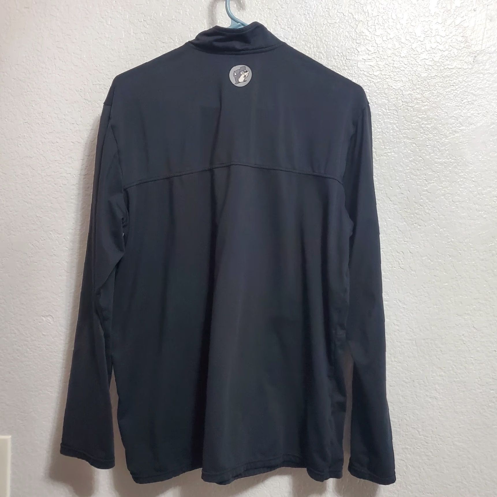 Logo 7 VINTAGE Buc-ees 1/4 Zip Pullover Men M Black Logo Long Sleeve Performance Sweatshirt Size US M / EU 48-50 / 2 - 2 Thumbnail