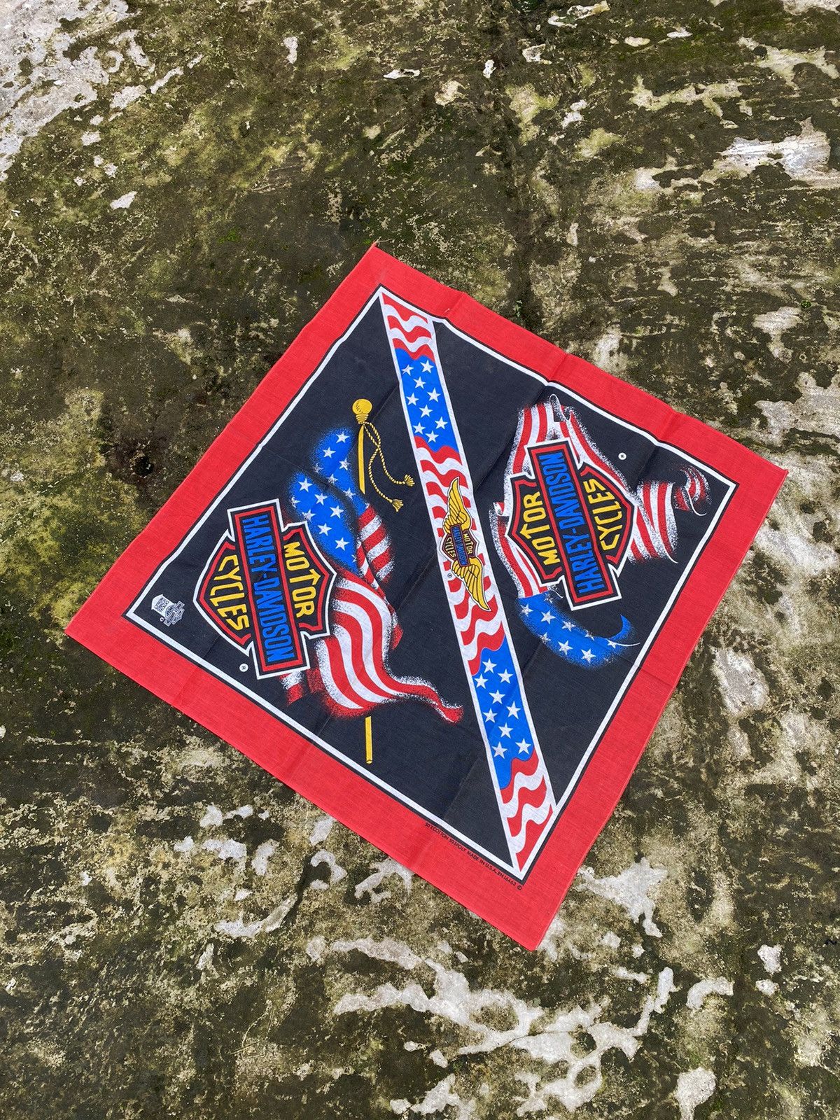 Harley Davidson × Vintage Vintage Harley Davidson bandana Size ONE SIZE - 4 Thumbnail