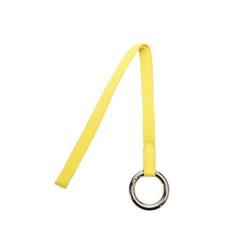 image of Hermes Swift Key Ring in Yellow, Women's