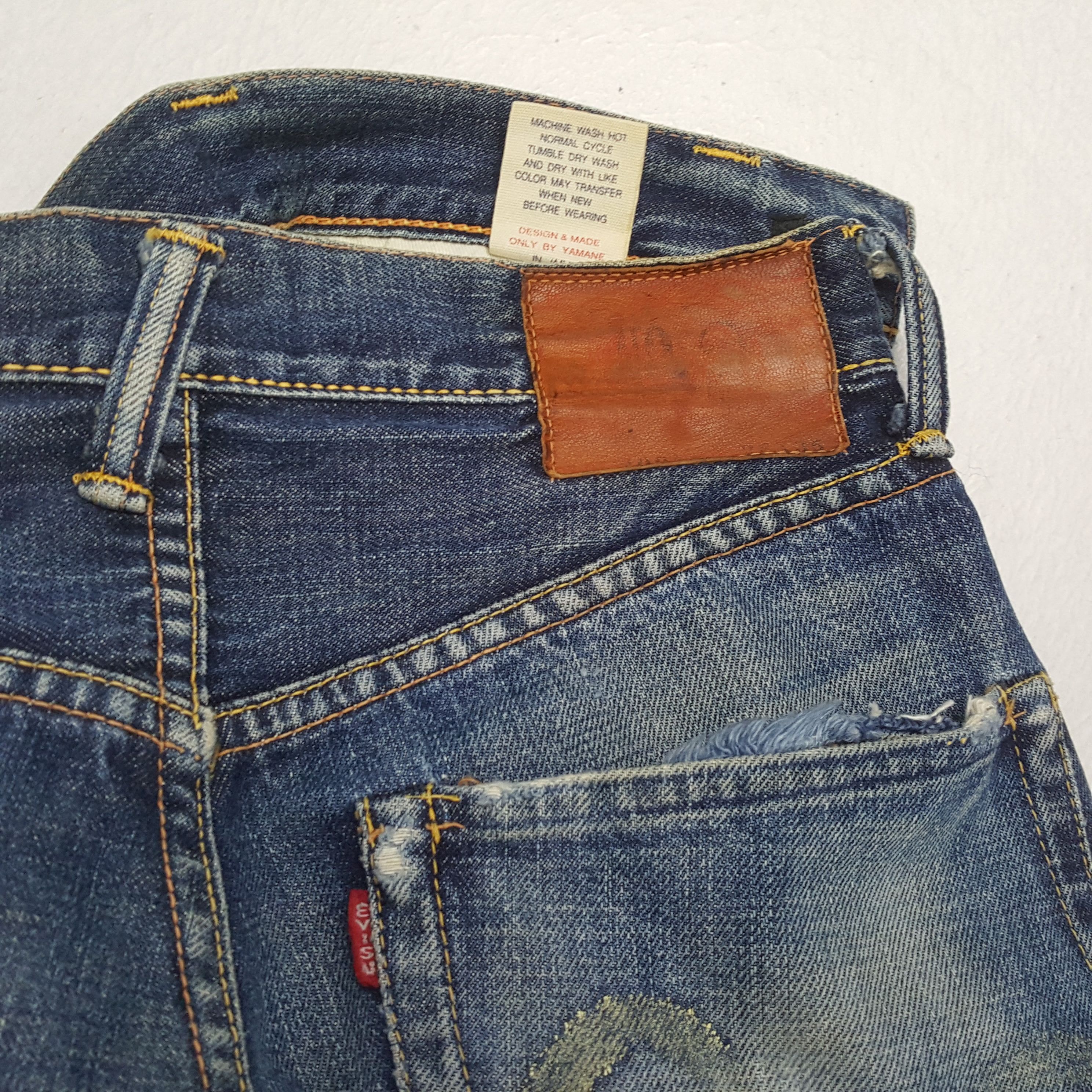 Evisu EVISU Japanese Brand Streetwear Custom Daicock Jeans Size US 26 / EU 42 - 15 Thumbnail