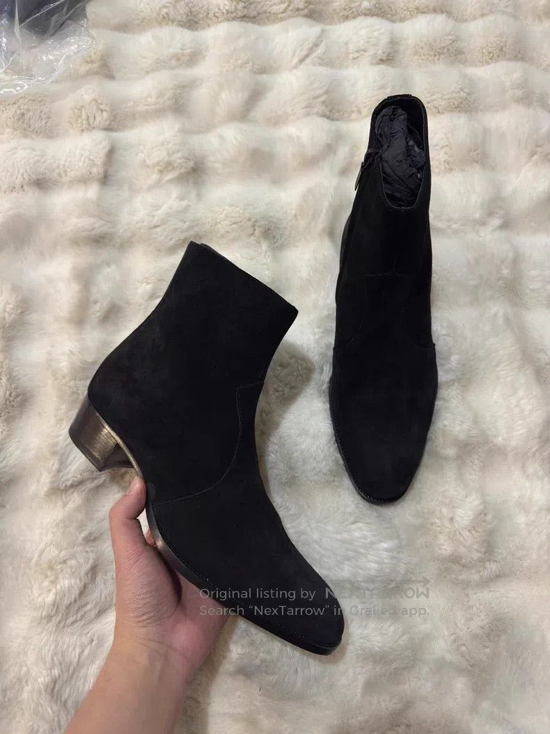 Saint Laurent Paris Saint Laurent Paris Suede Men's Boots Size US 9 / EU 42 - 4 Thumbnail