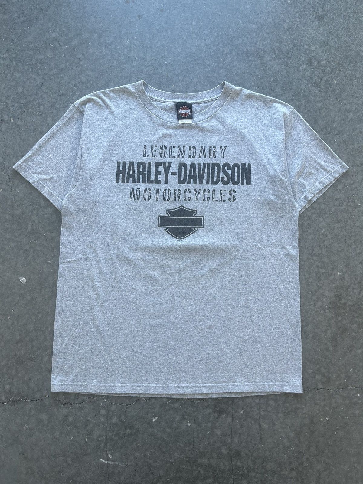 Harley Davidson × Vintage Vintage Y2K Harley Davidson Graphic Tee Double Sided Size US XL / EU 56 / 4 - 1 Thumbnail