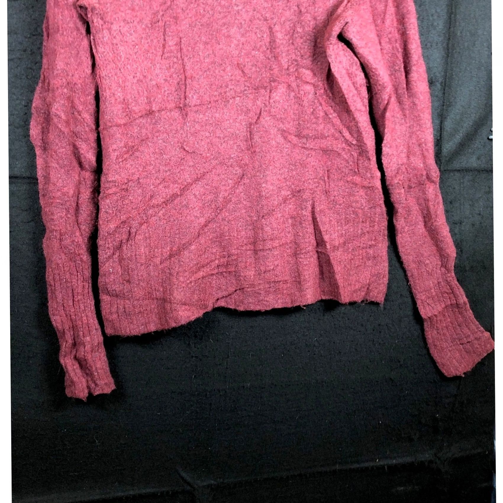 Madewell Madewell Womens Sweater Maroon High Neck Pullover Wool Alpaca Blend Stretch S Size S / US 4 / IT 40 - 3 Thumbnail