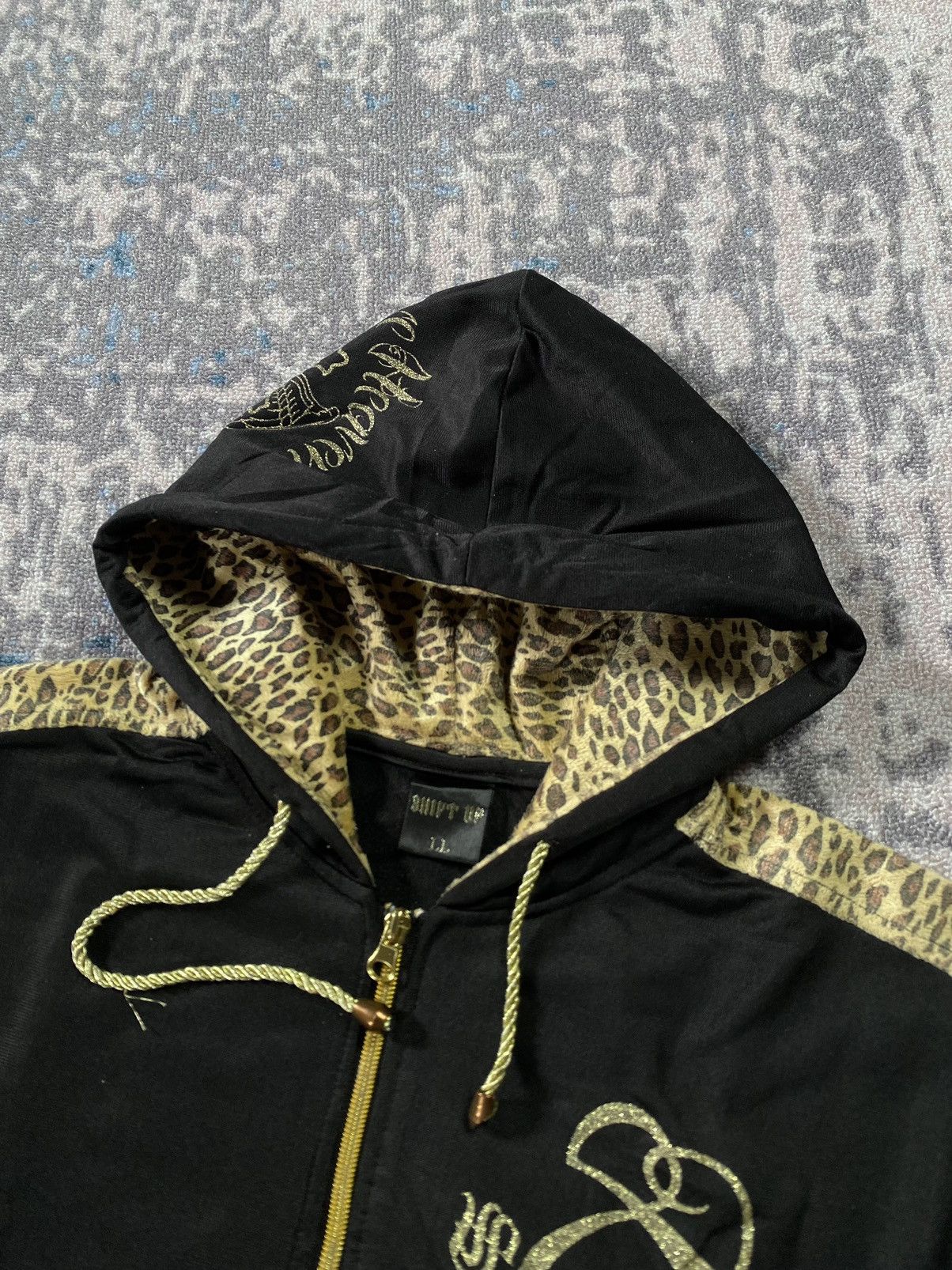If Six Was Nine × Japanese Brand × Le Grande Bleu (L.G.B.) Y2K Japanes Shift Up Leopard Cross Ifsix Gothic Style Size US L / EU 52-54 / 3 - 5 Thumbnail