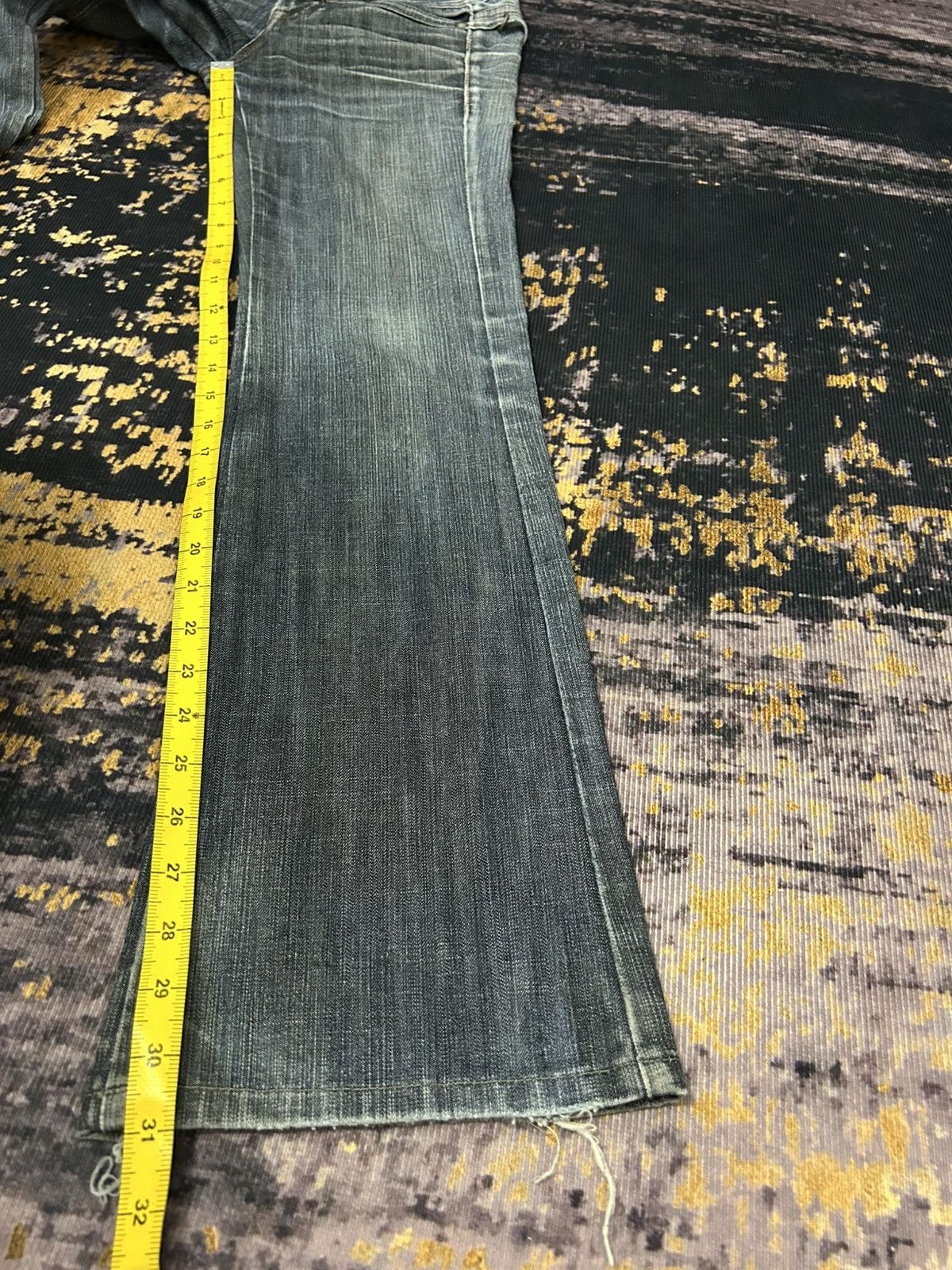 Marithe + Francois Girbaud Vintage Washed Marithe Feancois Girbaud Flare Jeans Size US 27 - 23 Thumbnail