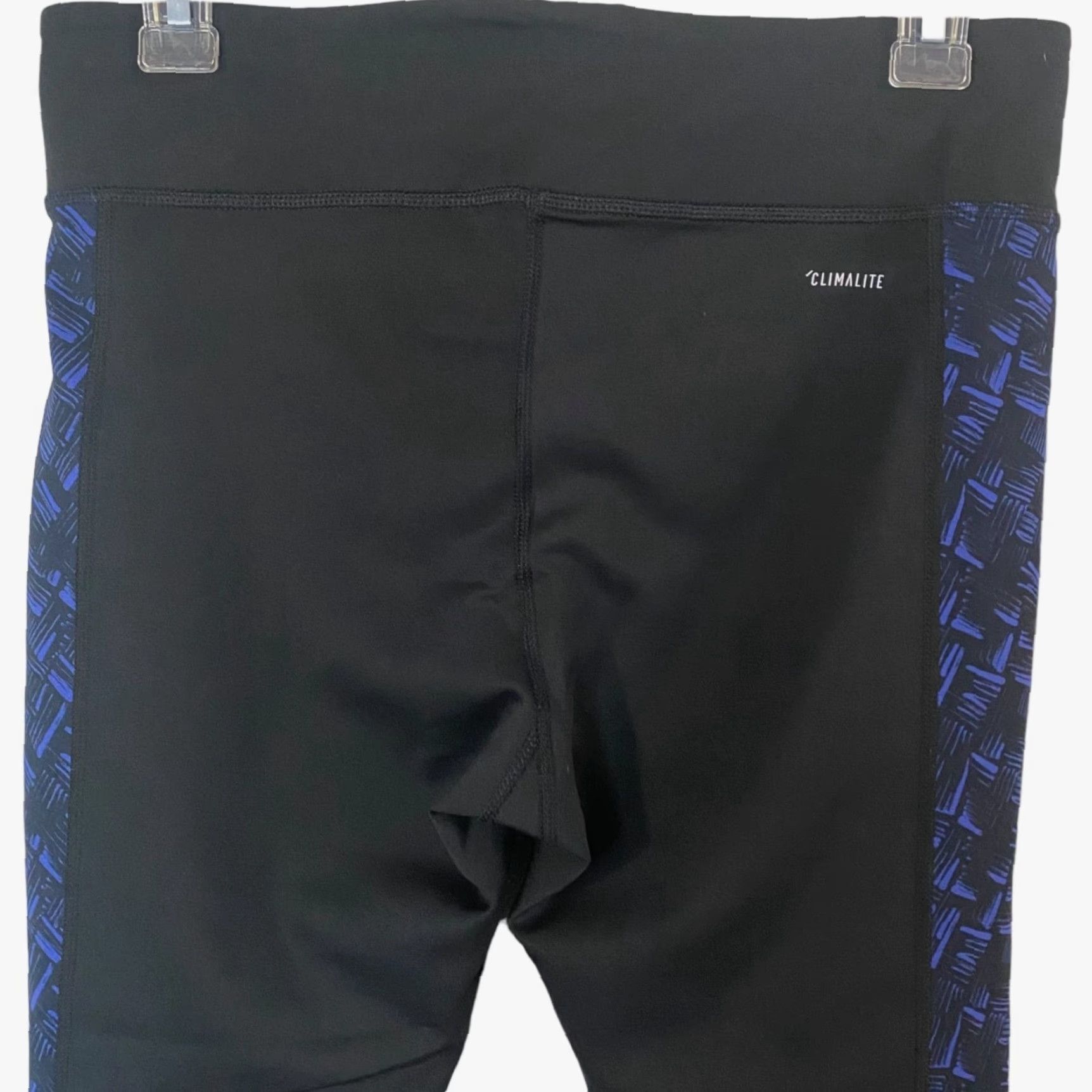 Adidas Adidas Climalite Womens Medium Black Leggings Stretch Yoga 3/4 Mid-Rise Cropped Size 32" / US 10 / IT 46 - 6 Thumbnail