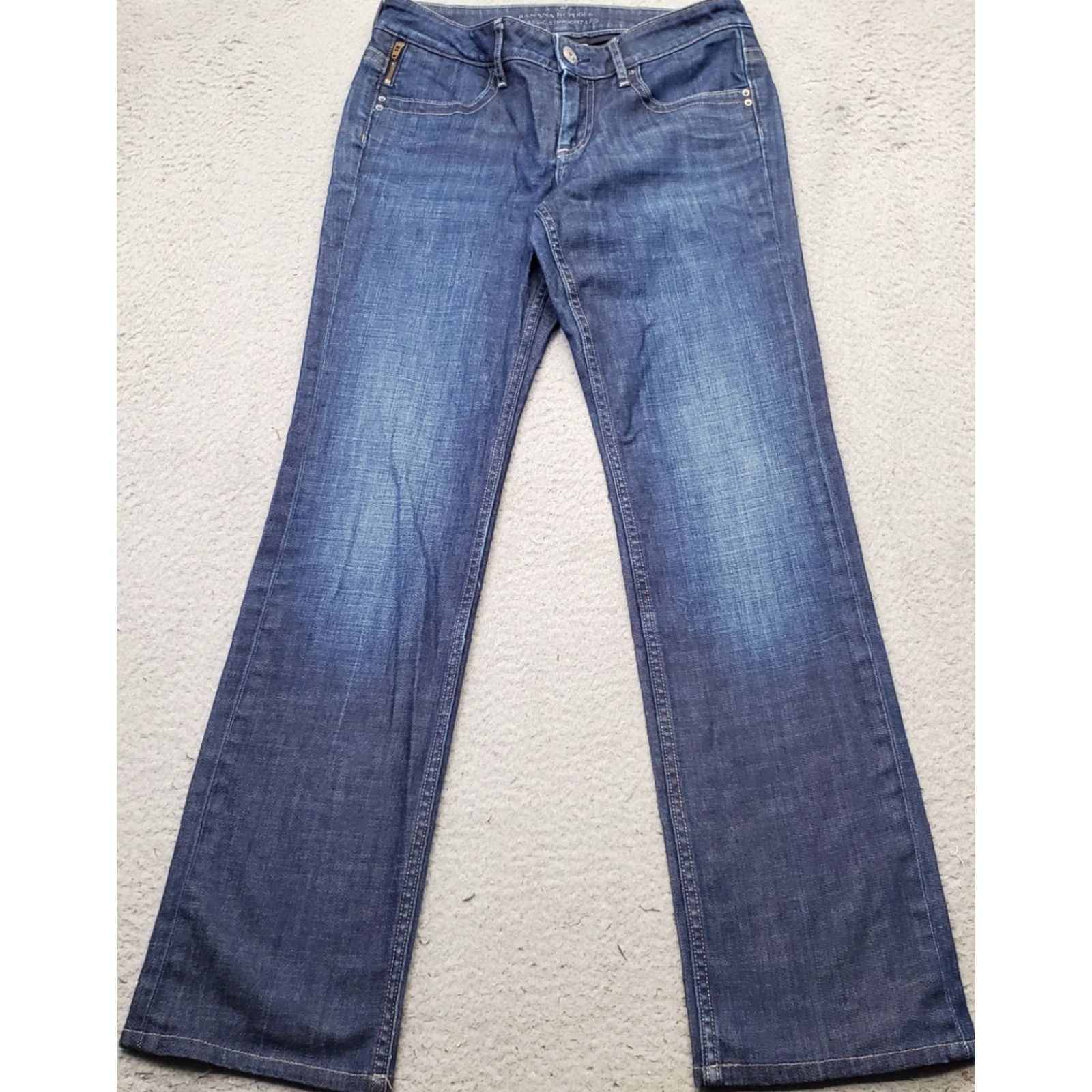 Banana Republic Banana Republic Jeans Womens 4 Blue Denim Streetwear Grunge Classic Straight Leg Jeans Womens 4 Blue Denim Streetwear 90s Outdoors Mens? Size 27" / US 4 / IT 40 - 2 Thumbnail
