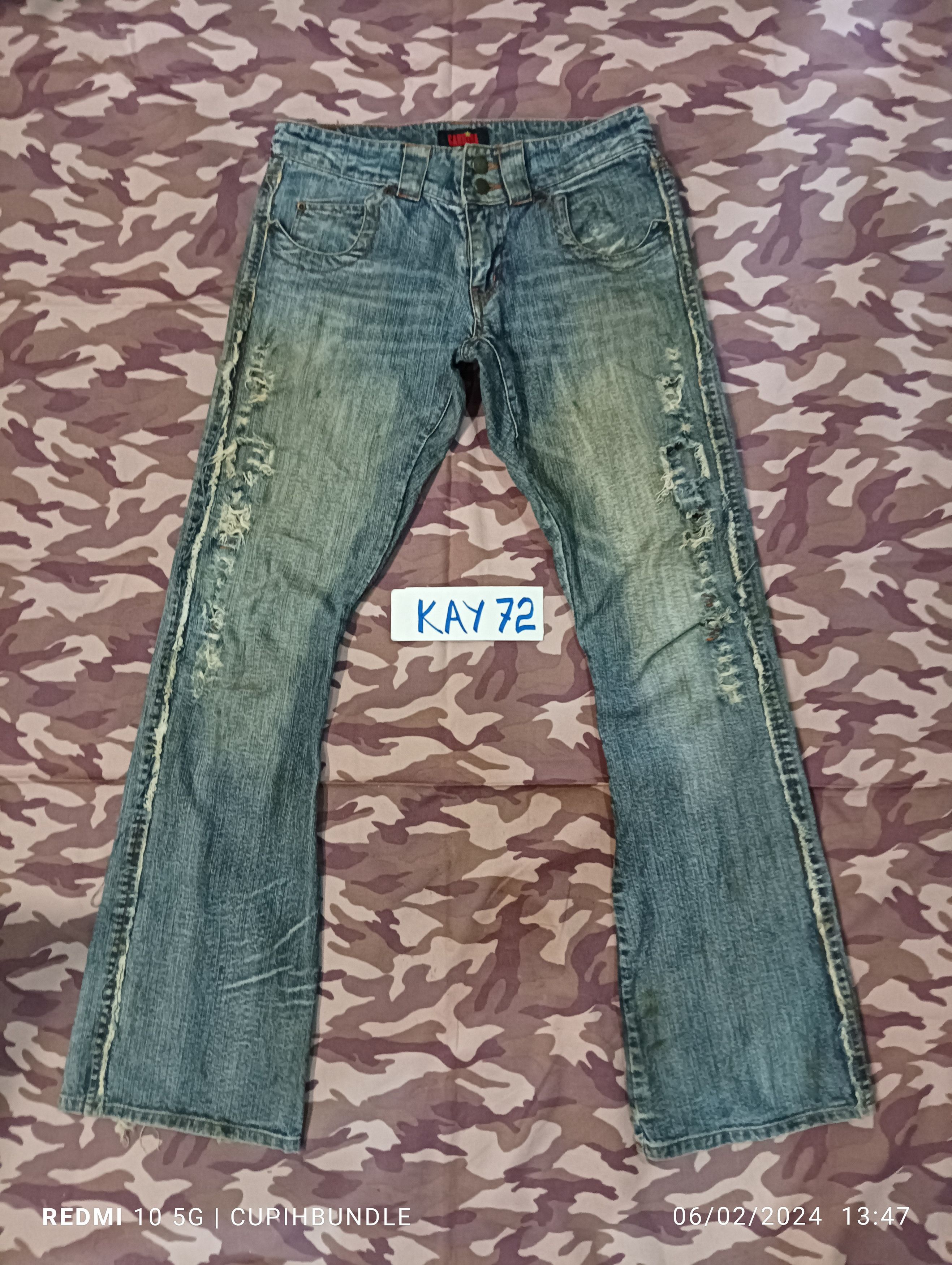 GROWTH FOR ATC JAPANESE BRAND DISTRESSED JEANS