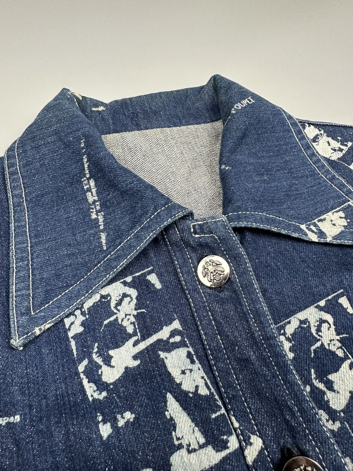 Japanese Brand 🔥Rare Sick🔥Japanese Designer La Poupee Denim Jacket Size M / US 6-8 / IT 42-44 - 7 Thumbnail