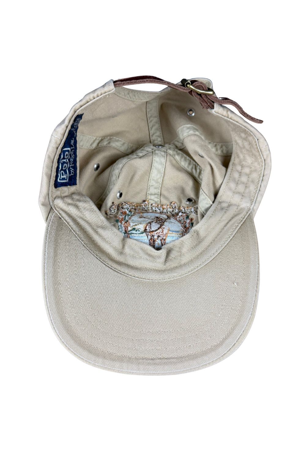 Polo Ralph Lauren Polo RL “Elk / Sportsman” Embroidered Cap – 90s Taiwan Made Size ONE SIZE - 9 Thumbnail
